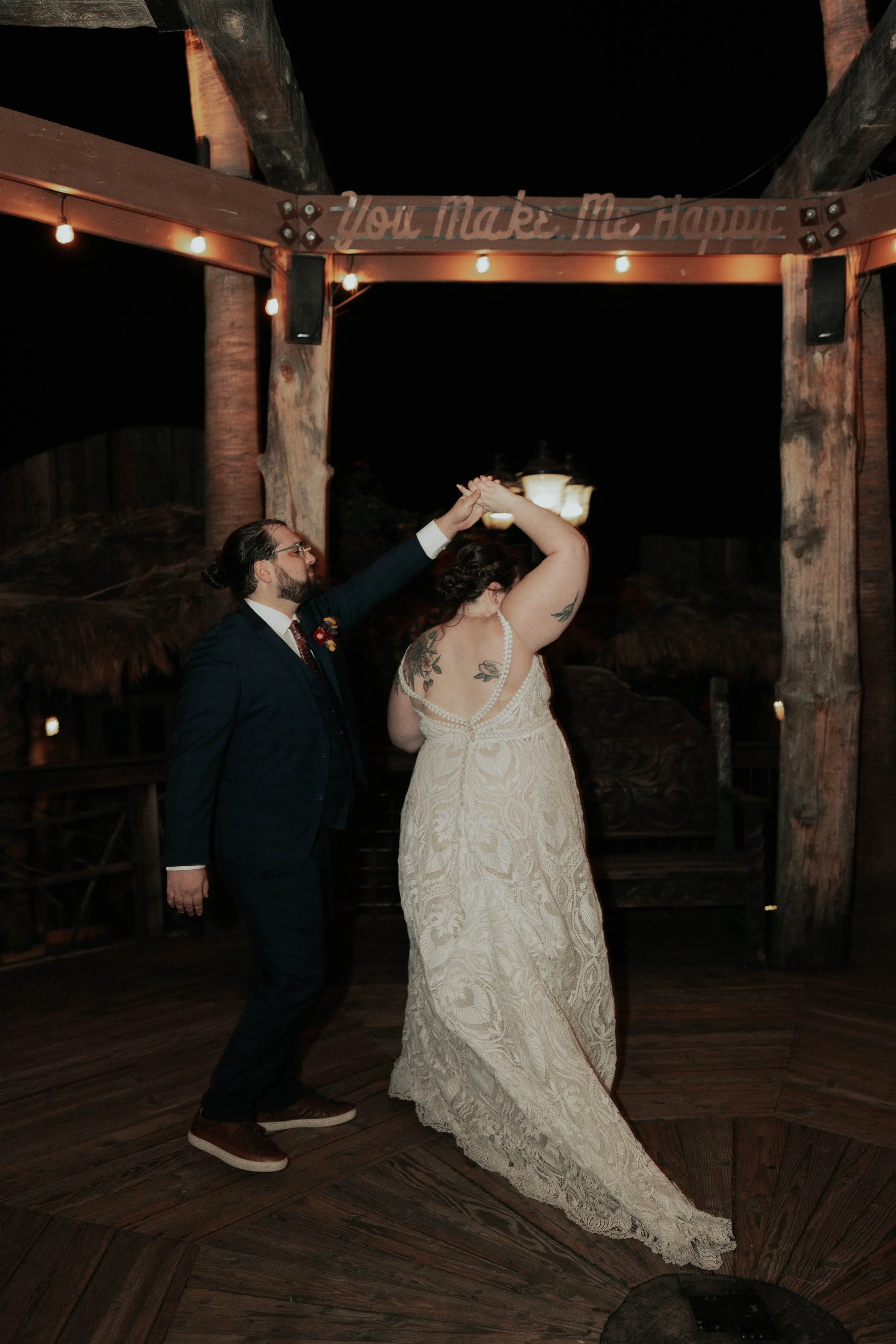 The evening ended with a romantic first dance beneath the lights of the Boojum Tree followed by a joyful sparkler exit surrounded by family and friends. It was the perfect way for Lauren and Joel to close out their beautiful Phoenix garden wedding ce