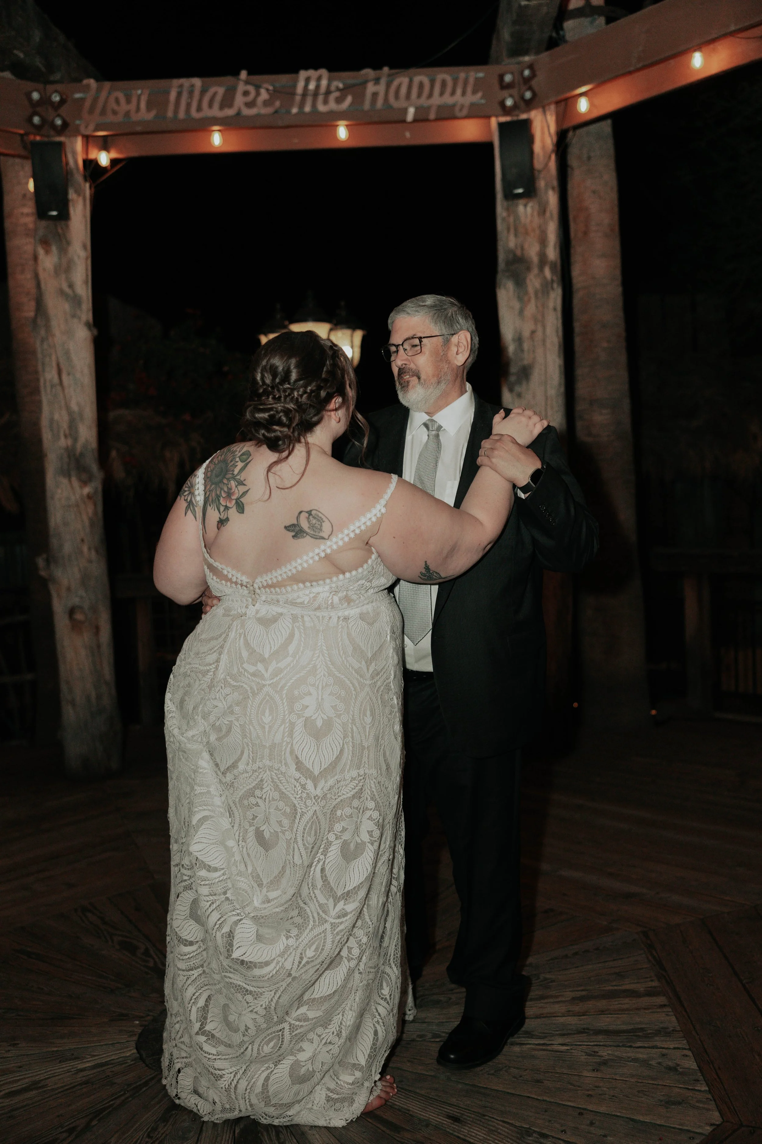 The evening ended with a romantic first dance beneath the lights of the Boojum Tree followed by a joyful sparkler exit surrounded by family and friends. It was the perfect way for Lauren and Joel to close out their beautiful Phoenix garden wedding ce