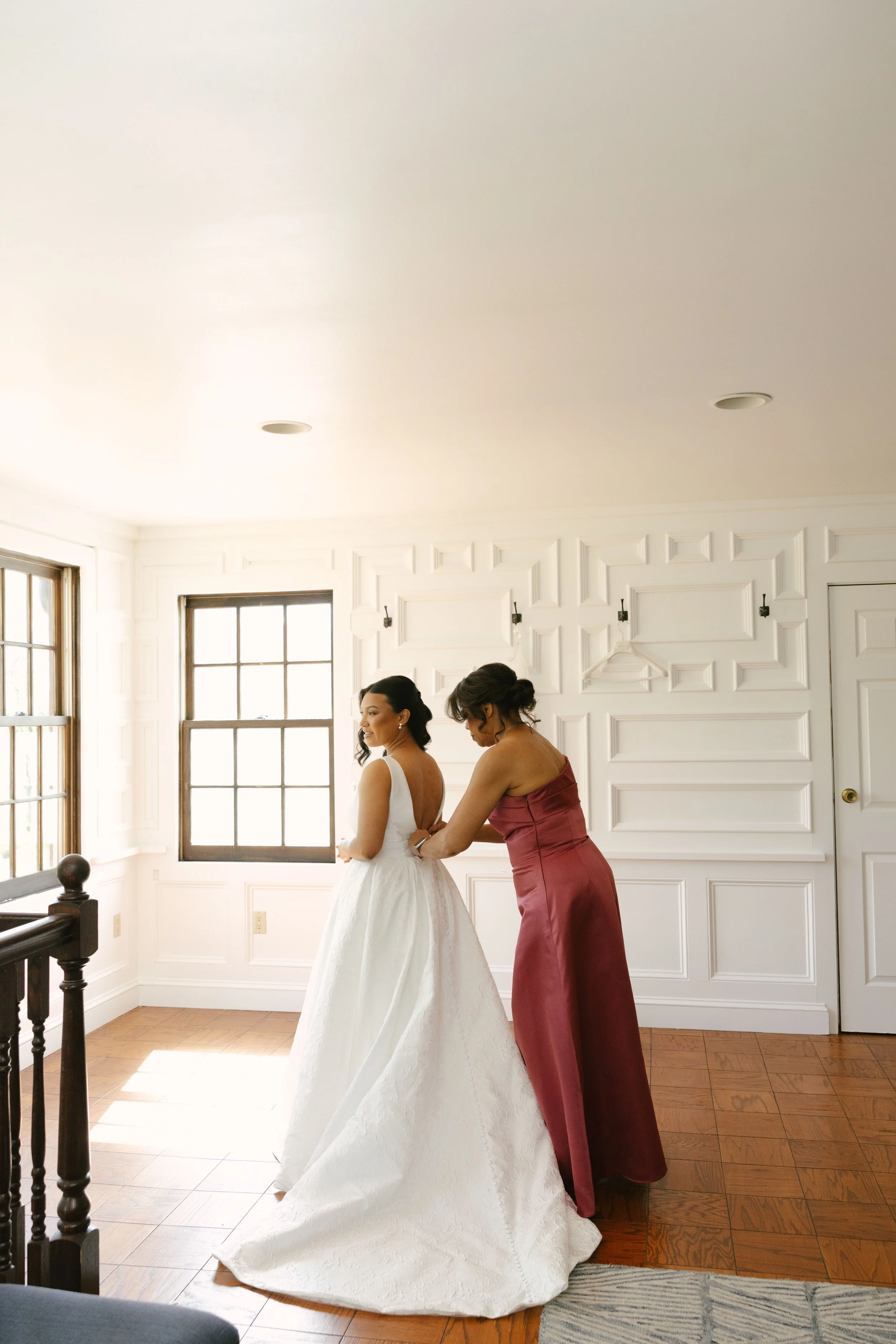 Hotel DuVillage wedding in Pennsylvania featuring bridal details, getting ready moments, candid portraits, and 35mm film photography by Raw By Laura.