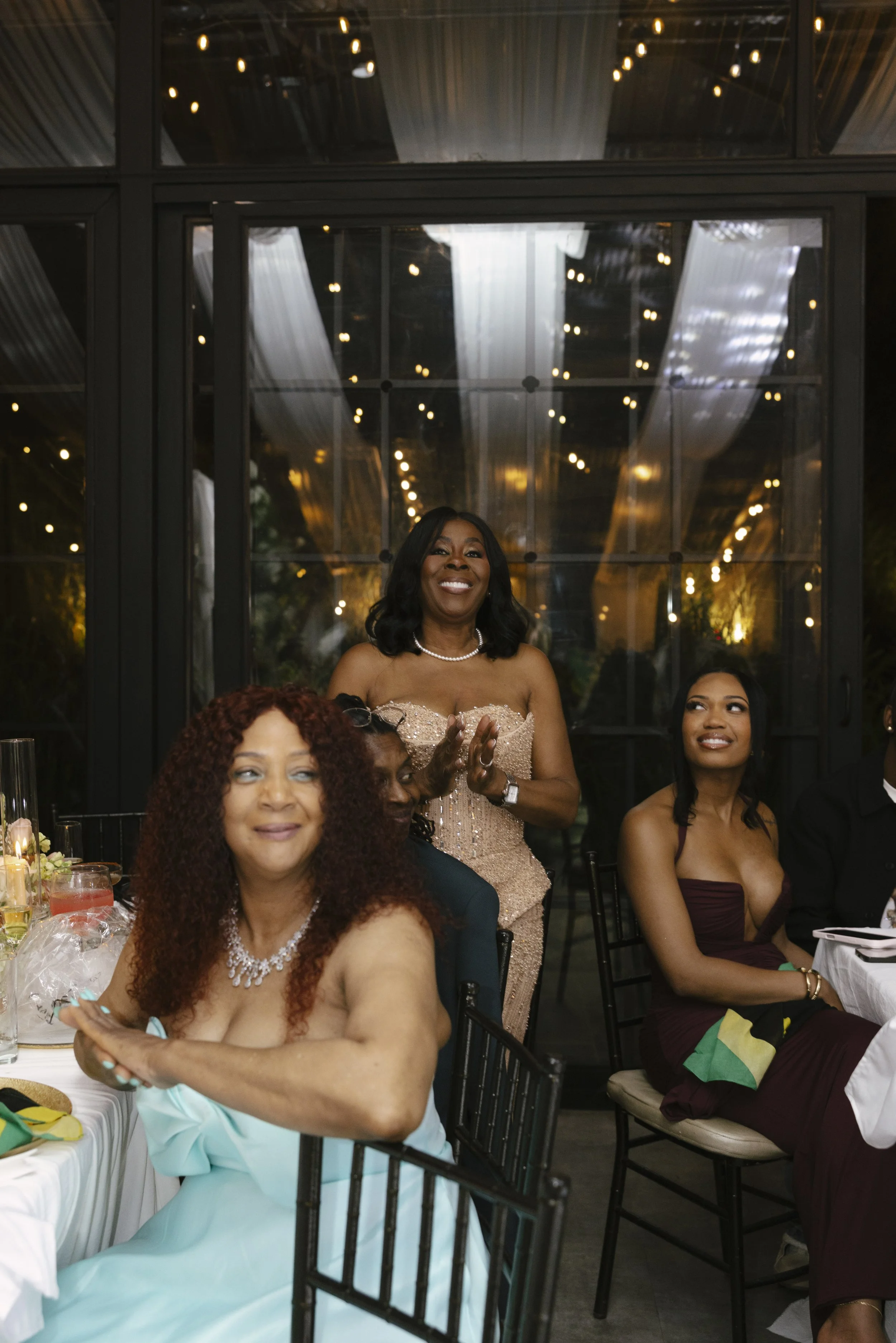 Wedding reception at Forest Campestre in Medellín, Colombia featuring the couple's first dance, parent dances, dance floor celebration, wedding desserts, and candid documentary wedding photography.