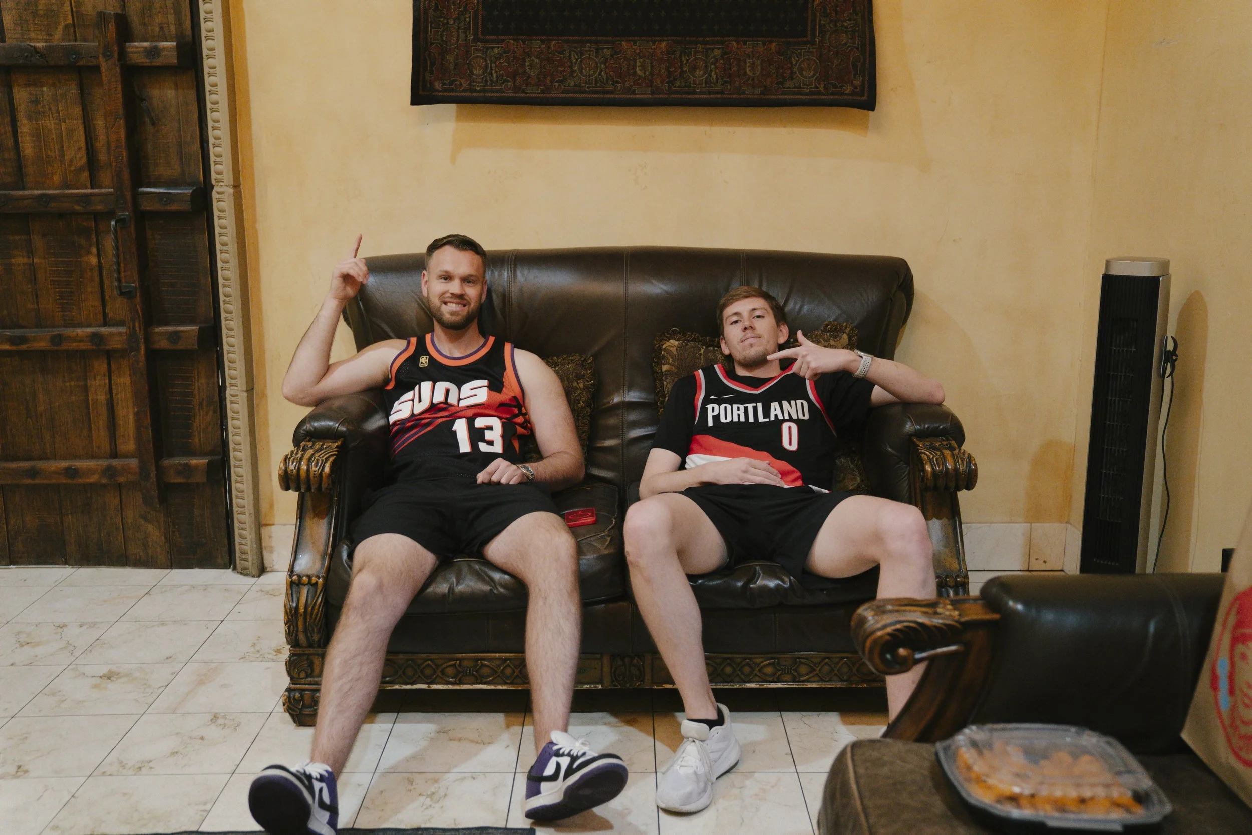 The groom’s getting-ready moments at Ashley Castle in Chandler, Arizona, capture the energy and anticipation of the wedding day, documented through hybrid film and digital photography to preserve both candid emotion and timeless detail inside this el