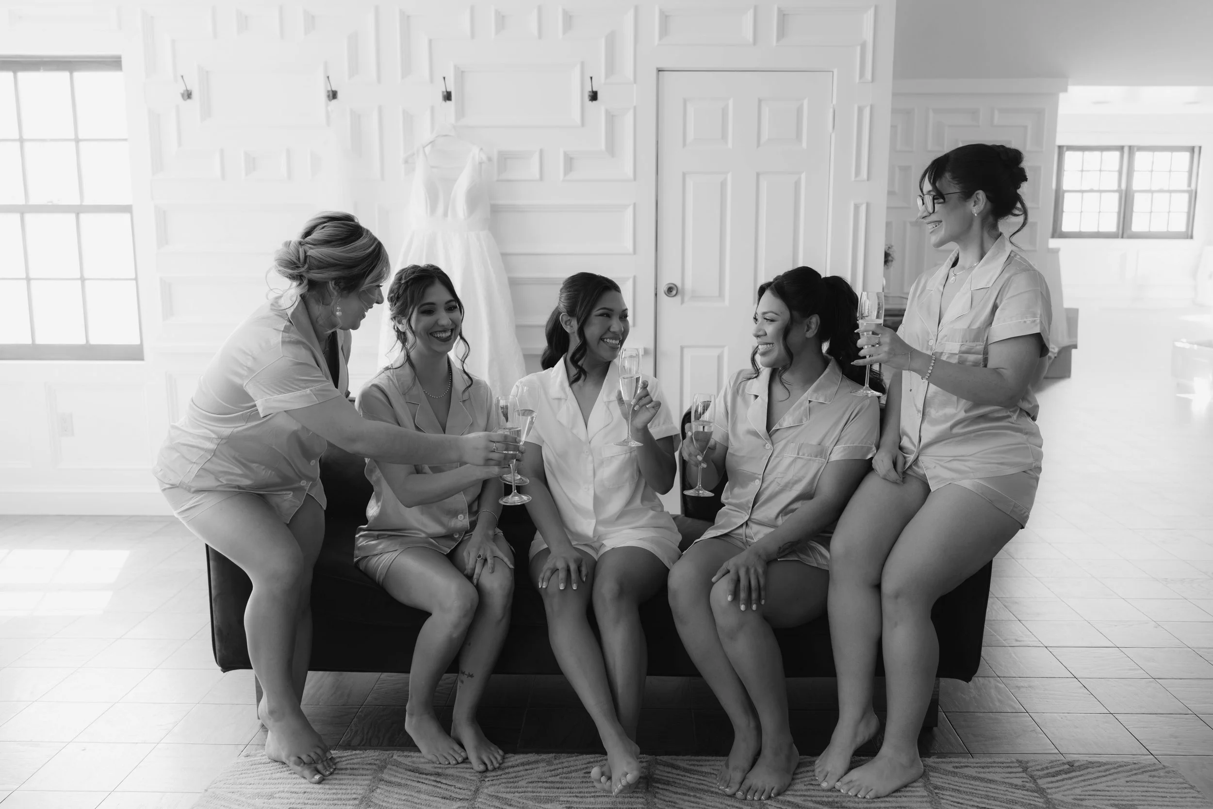Hotel DuVillage wedding in Pennsylvania featuring bridal details, getting ready moments, candid portraits, and 35mm film photography by Raw By Laura.