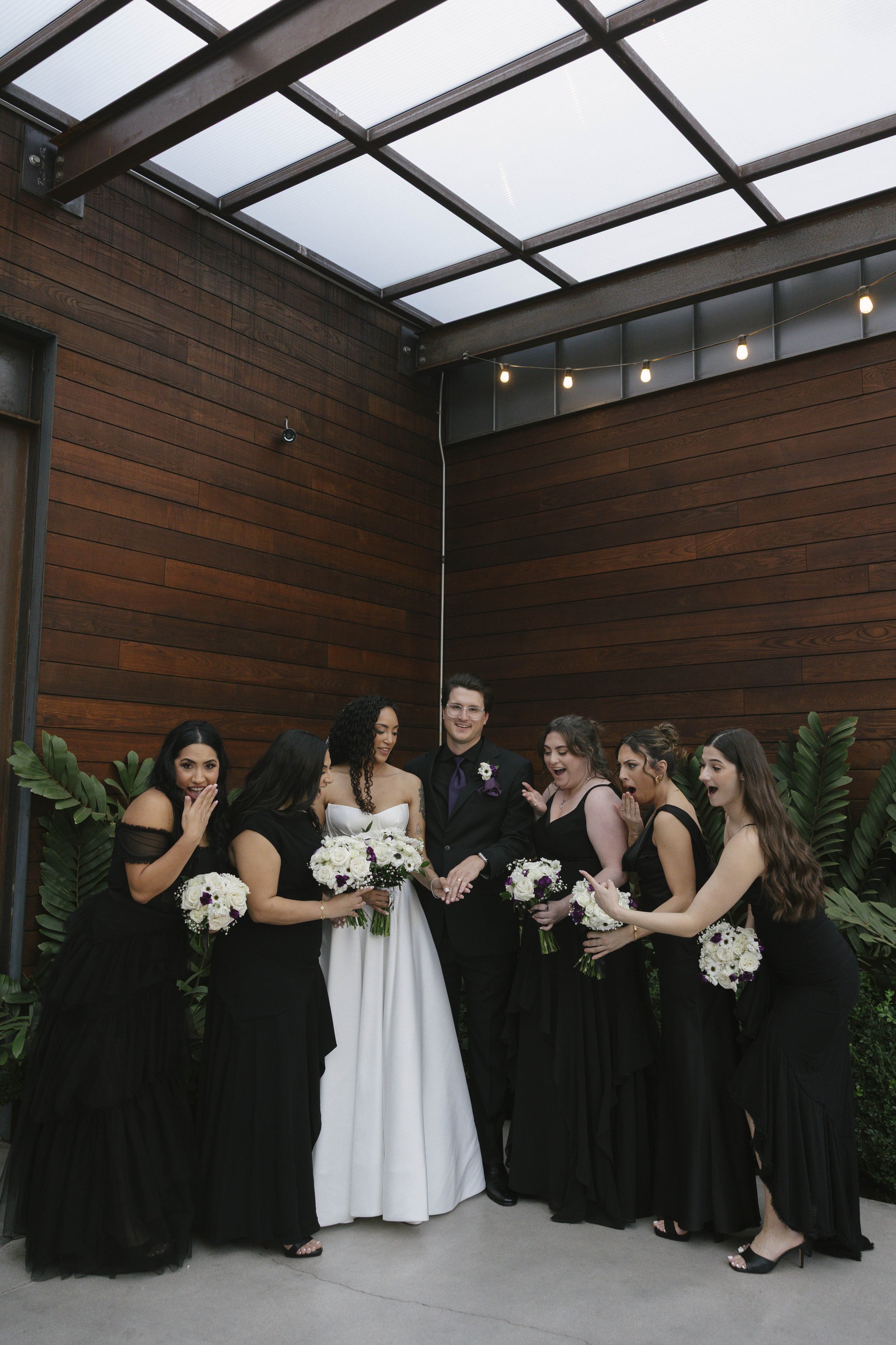 Candid wedding photography from a November celebration at The Clayton House in Scottsdale, Arizona, photographed by Raw By Laura, showcasing real emotion, contemporary architecture, and meaningful moments.