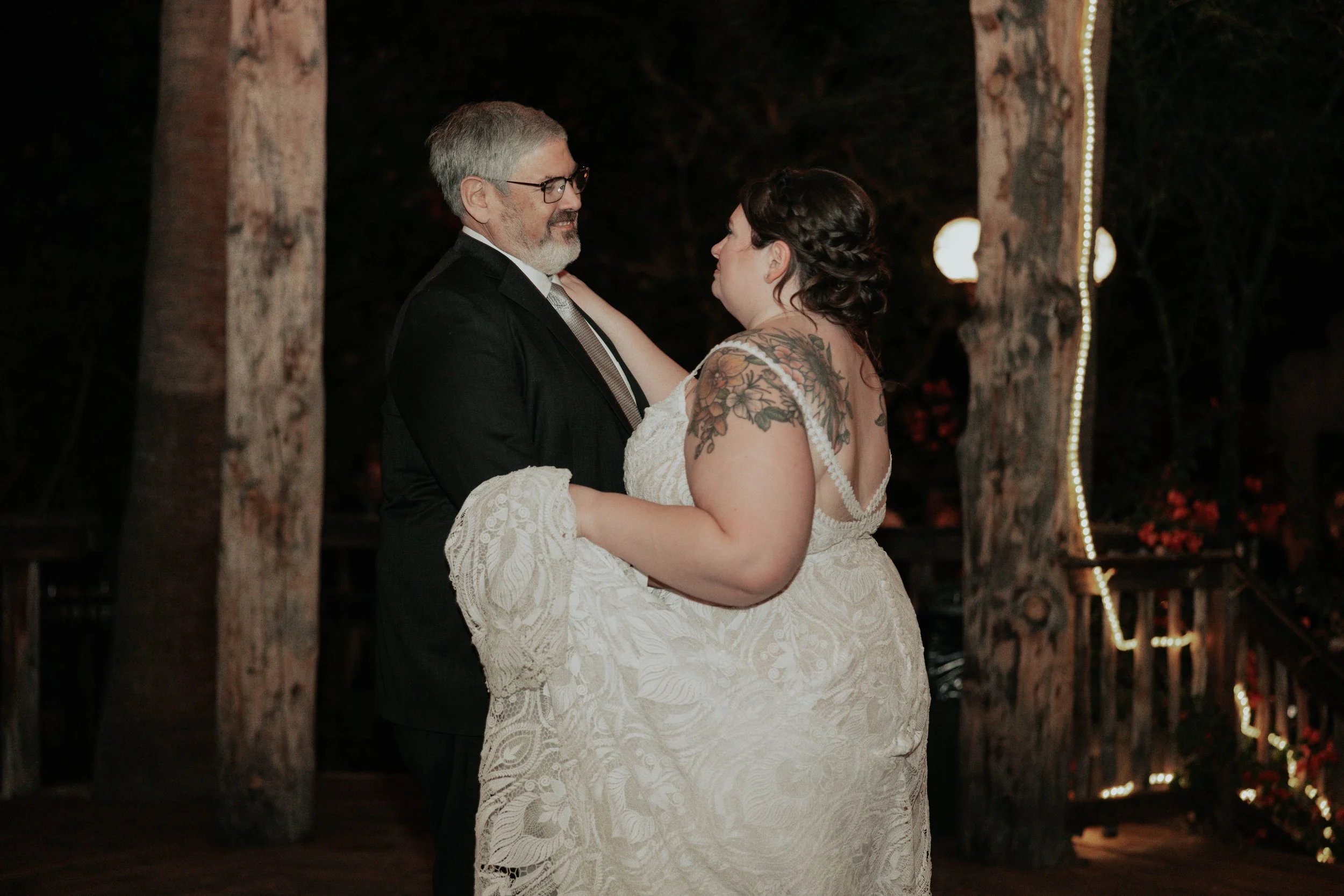 The evening ended with a romantic first dance beneath the lights of the Boojum Tree followed by a joyful sparkler exit surrounded by family and friends. It was the perfect way for Lauren and Joel to close out their beautiful Phoenix garden wedding ce