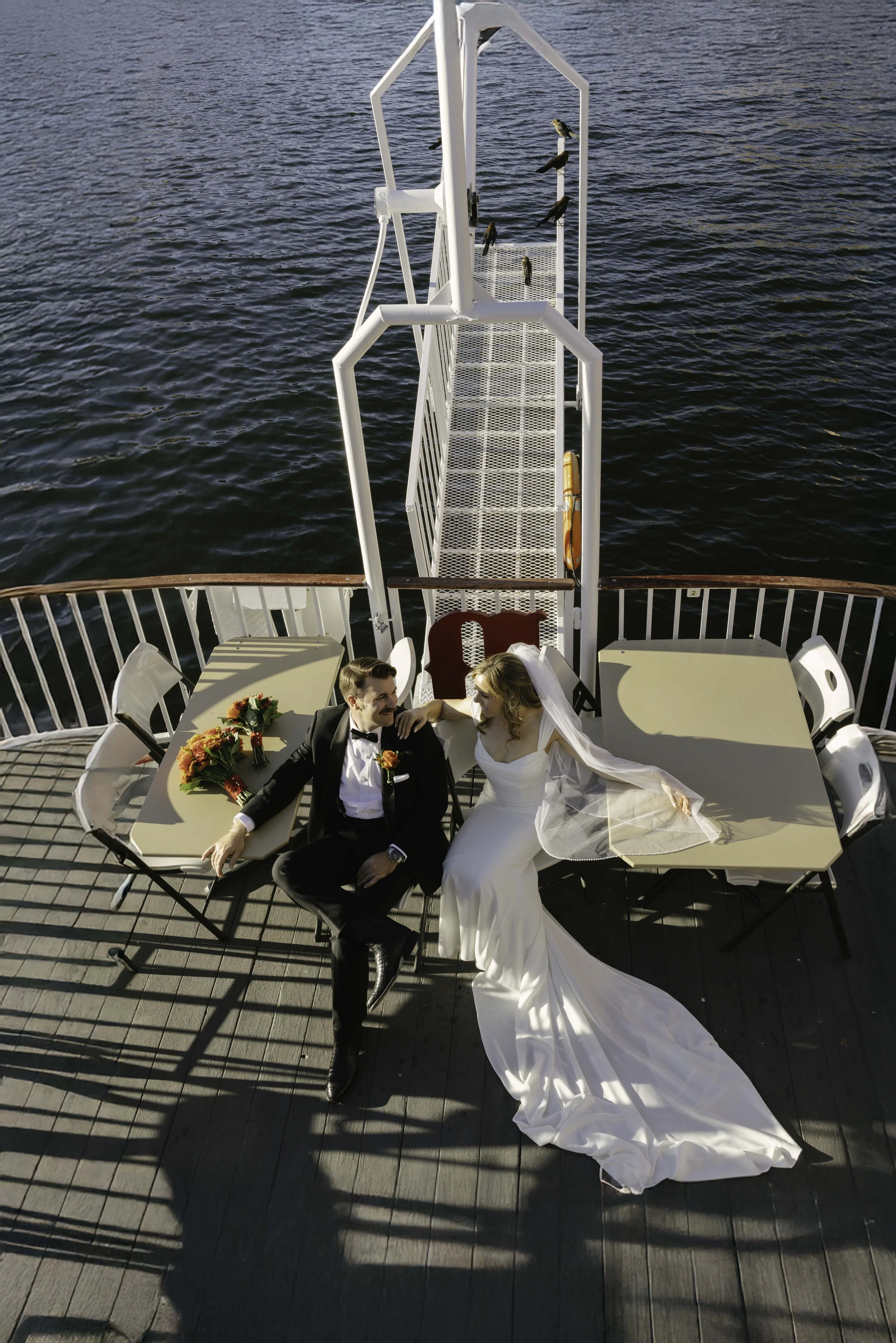 Wedding on The Dolly Steam Boat in Canyon Lake