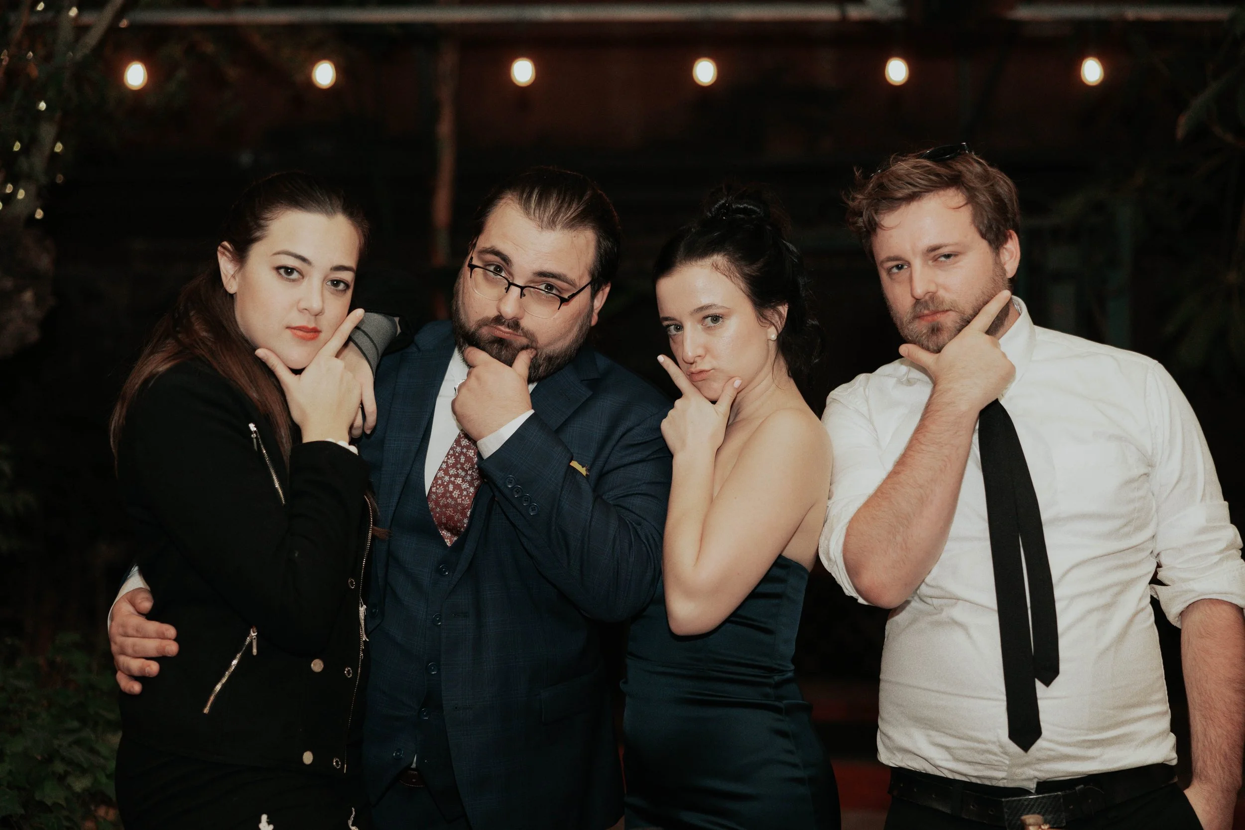 The celebration continued with an intimate garden reception at the Boojum Tree in Phoenix. Surrounded by glowing string lights, lush greenery, and their closest family and friends, Lauren and Joel spent the evening celebrating their marriage with lau