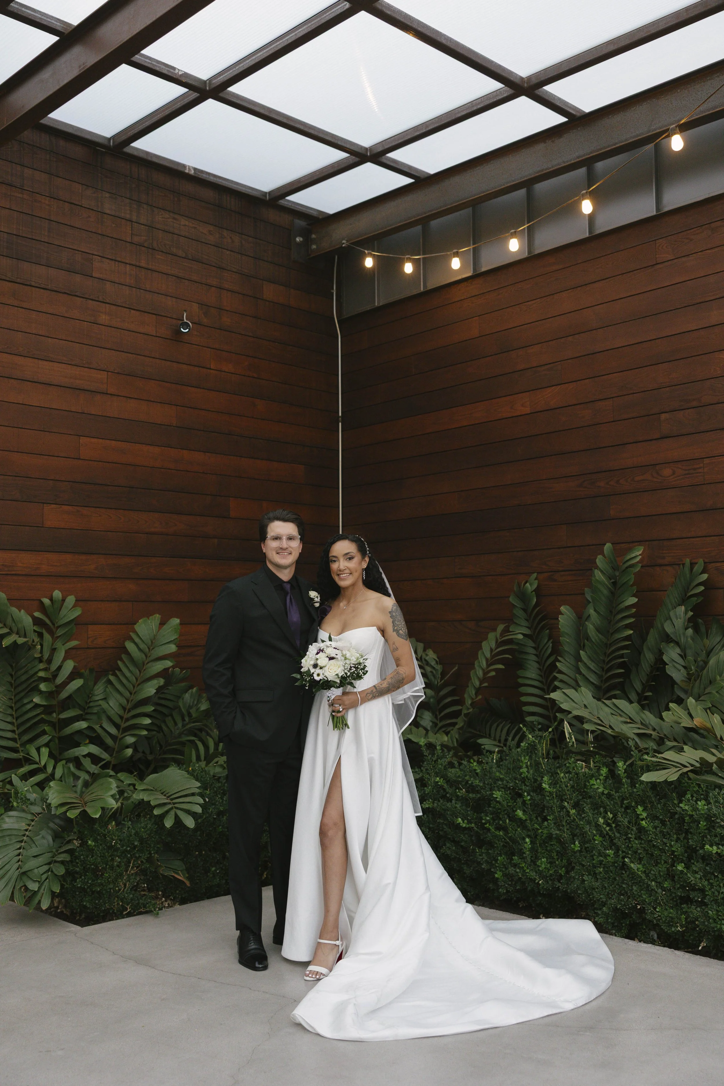 Candid wedding photography from a November celebration at The Clayton House in Scottsdale, Arizona, photographed by Raw By Laura, showcasing real emotion, contemporary architecture, and meaningful moments.