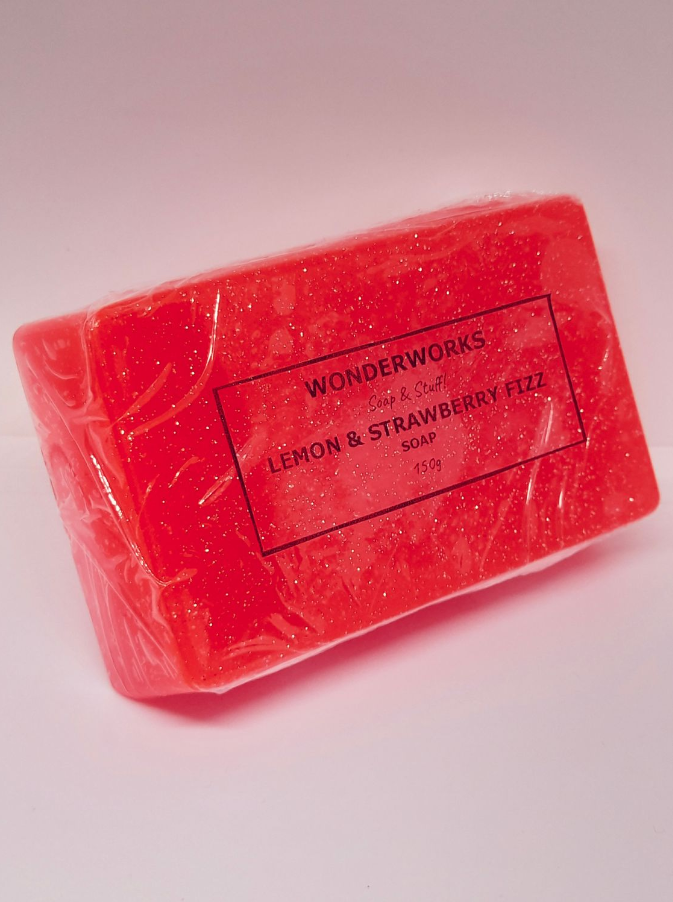 Lemon & Strawberry Fizz Soap