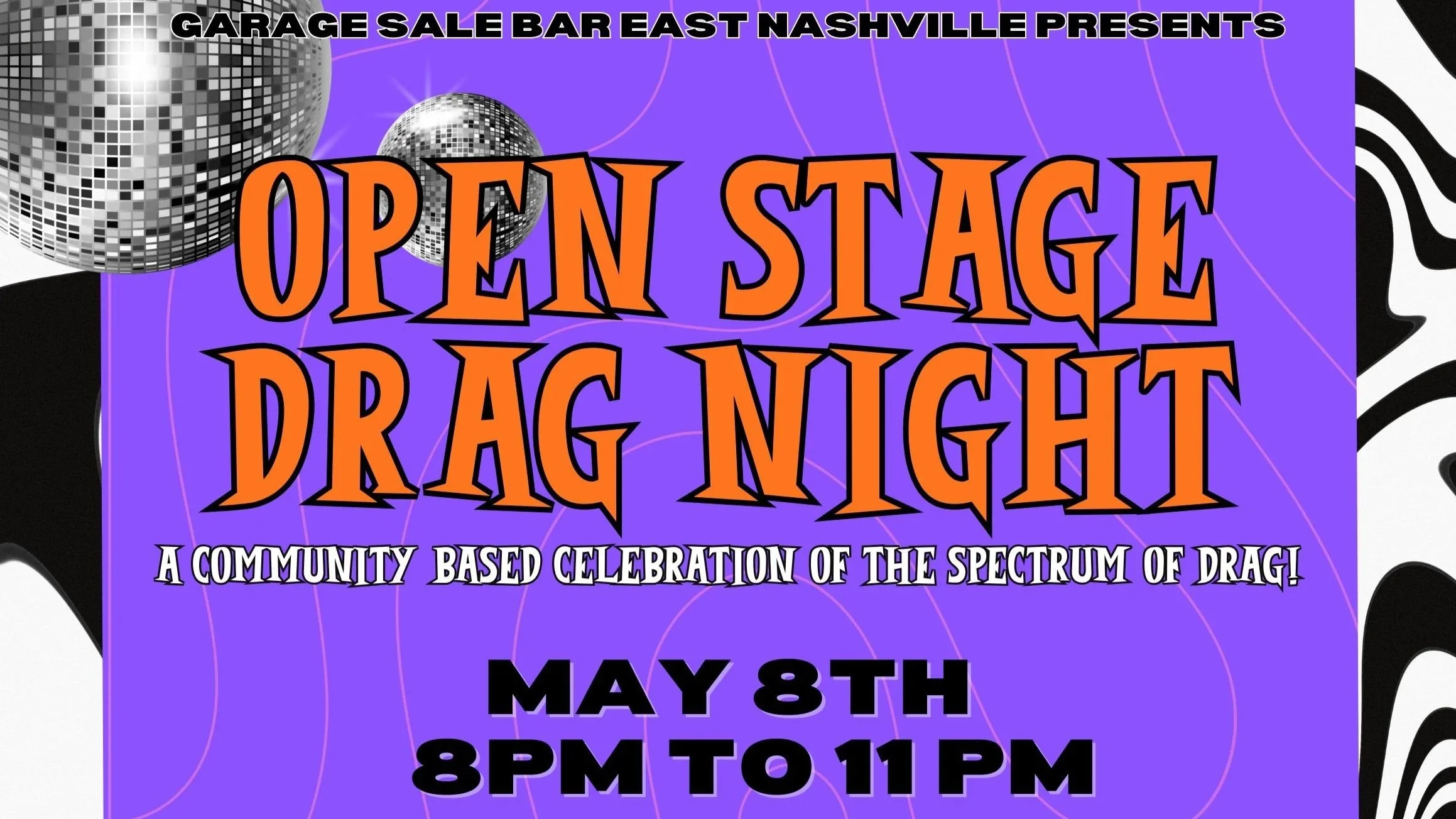 OPEN STAGE DRAG NIGHT (W/ FAY LUDES) (Copy)