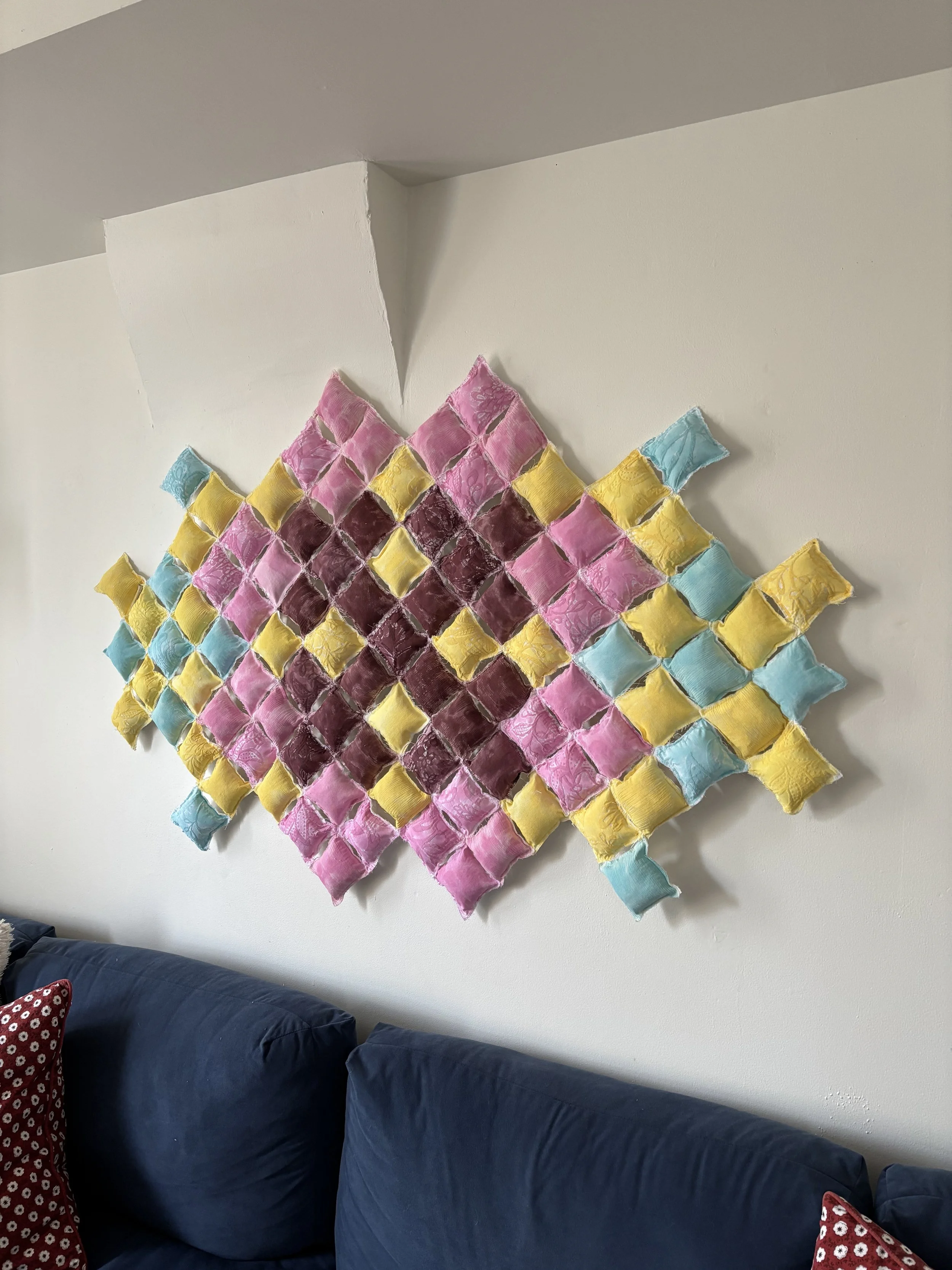 "Quilted" Wall Piece