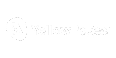 Yellow Pages logo on a black background.