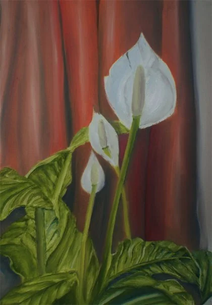 Flower Still Life. Oil on Canvas. 2010.