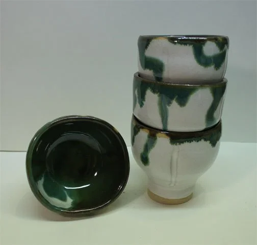 Tumblers. Glazed earthenware. 2010.