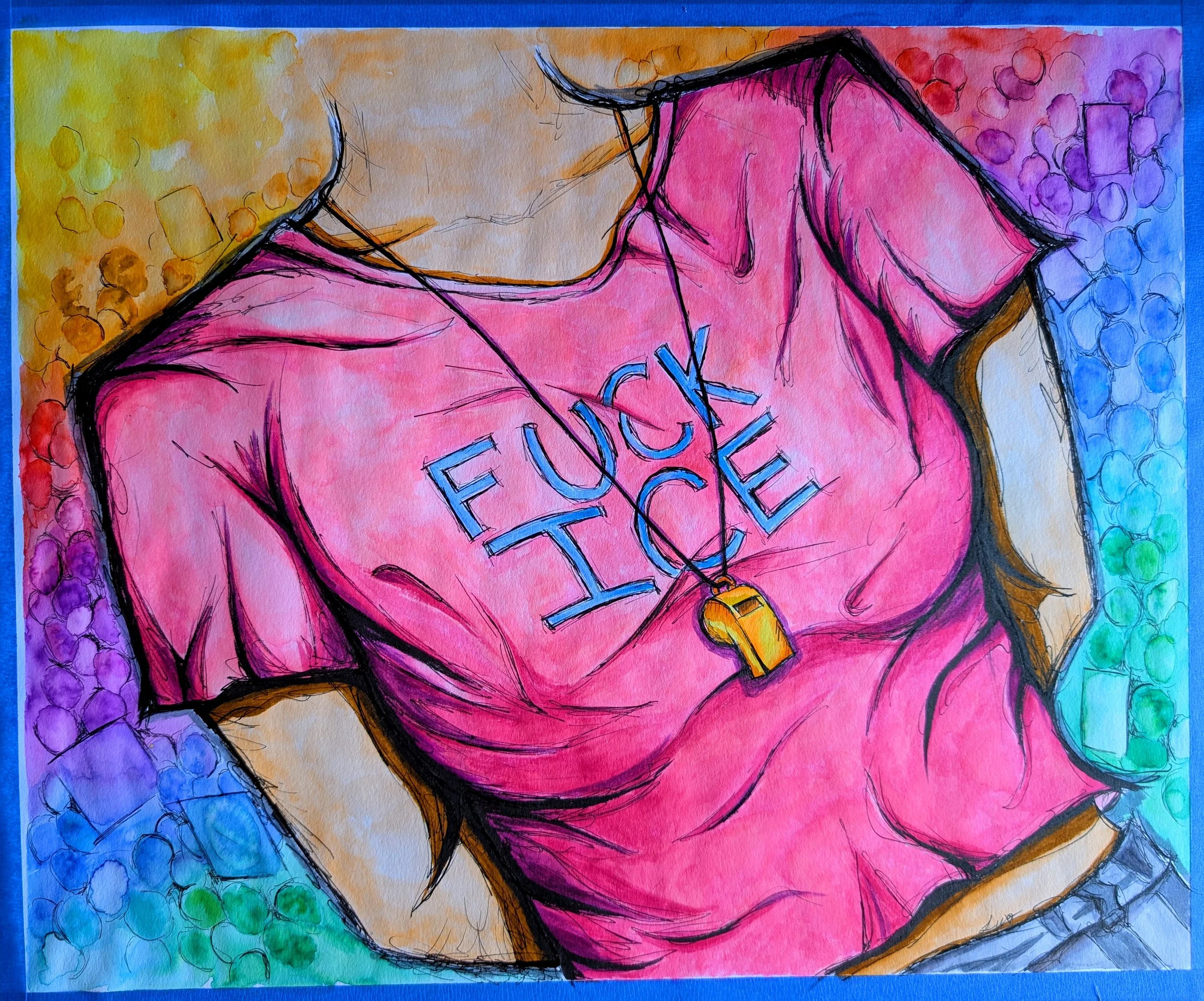 "dangerous agitator"   14x17