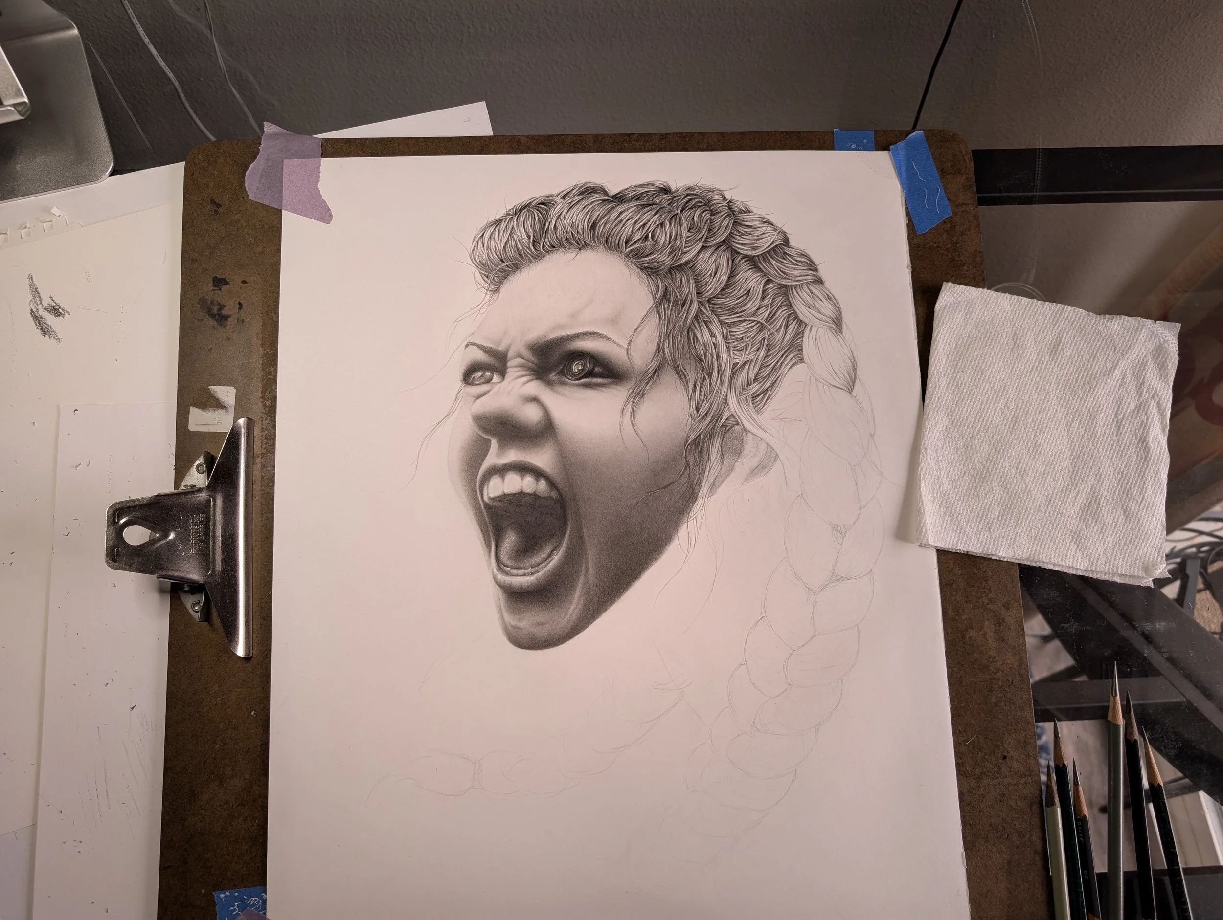 Untitled - graphite 14x17