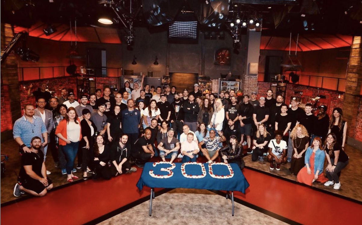 Beat Bobby Flay crew — 300th episode, Food Network