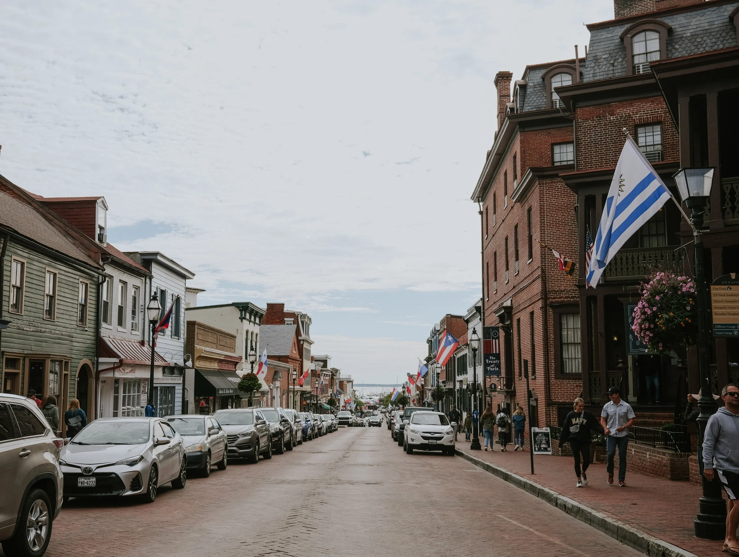 Main Street. Annapolis, MD. Circa 2024.