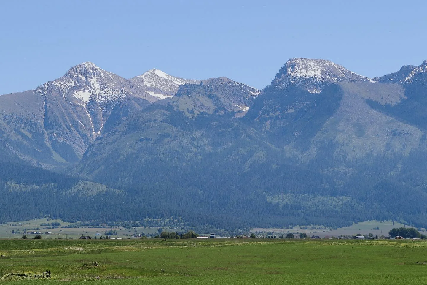 Mountains on End. Glacier National Park, MT. Circa 2021.