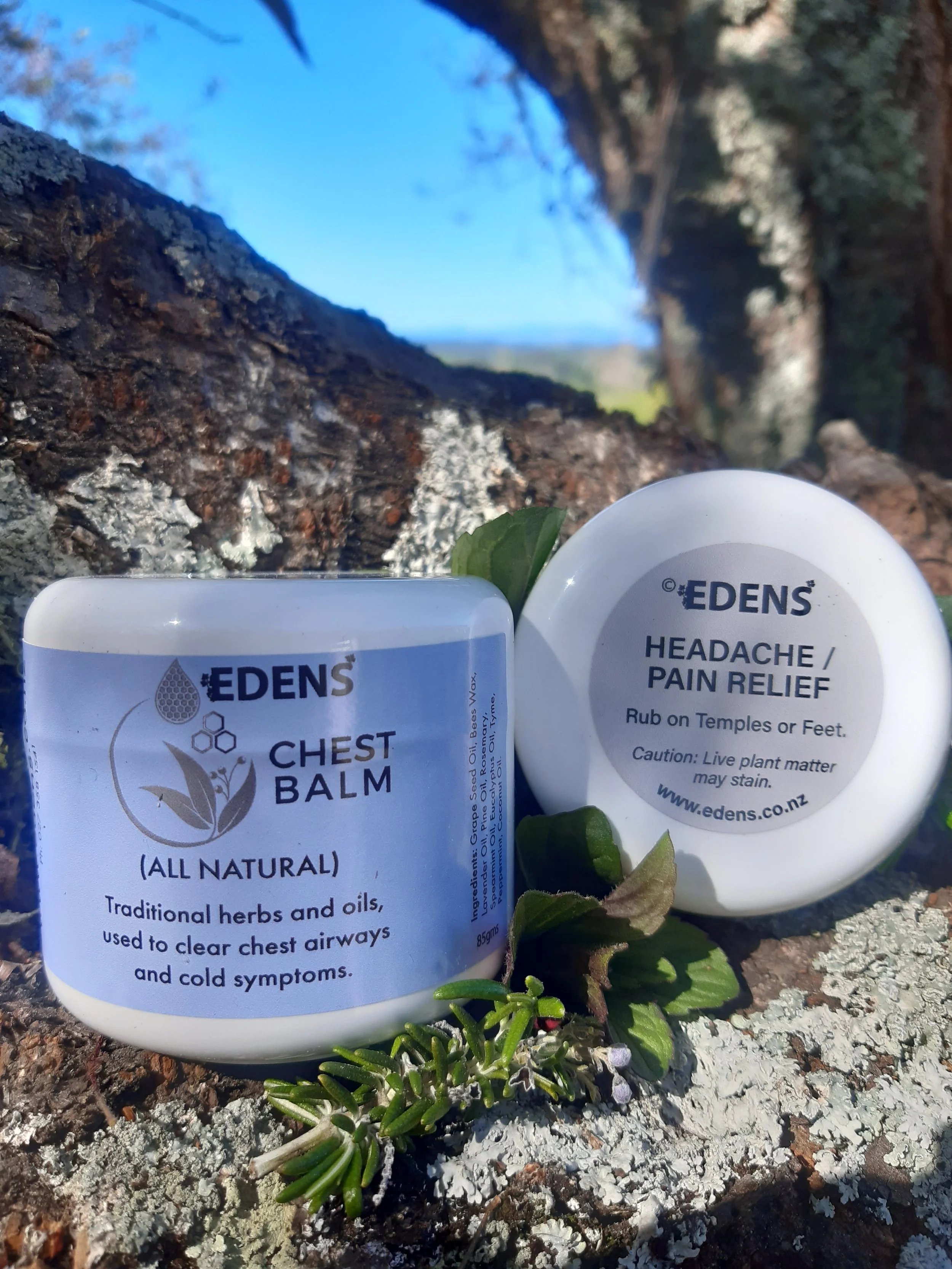 Edens Chest Balm to aid with respiratory discomfort