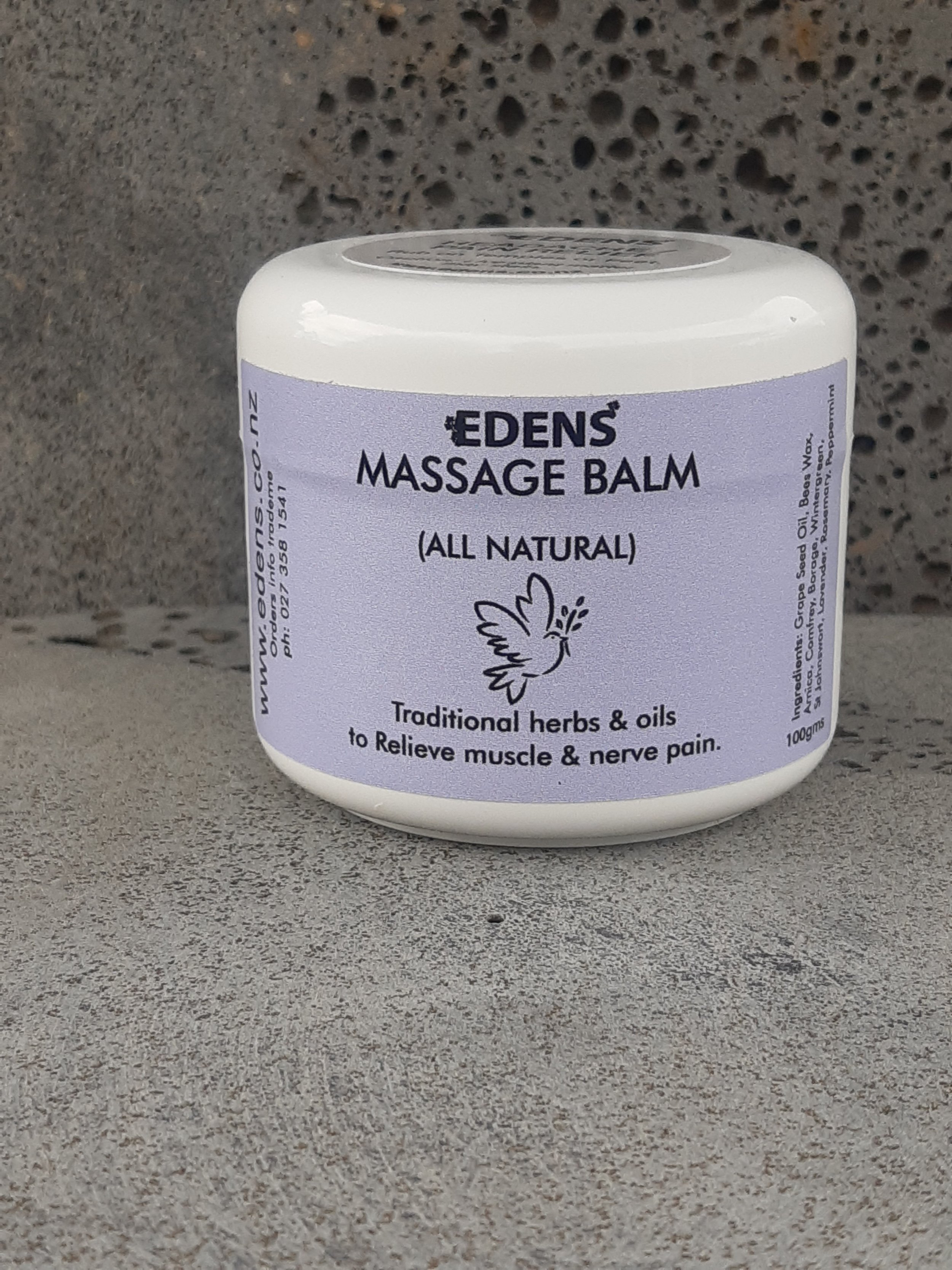 Edens Massage and Headache Relief Balm