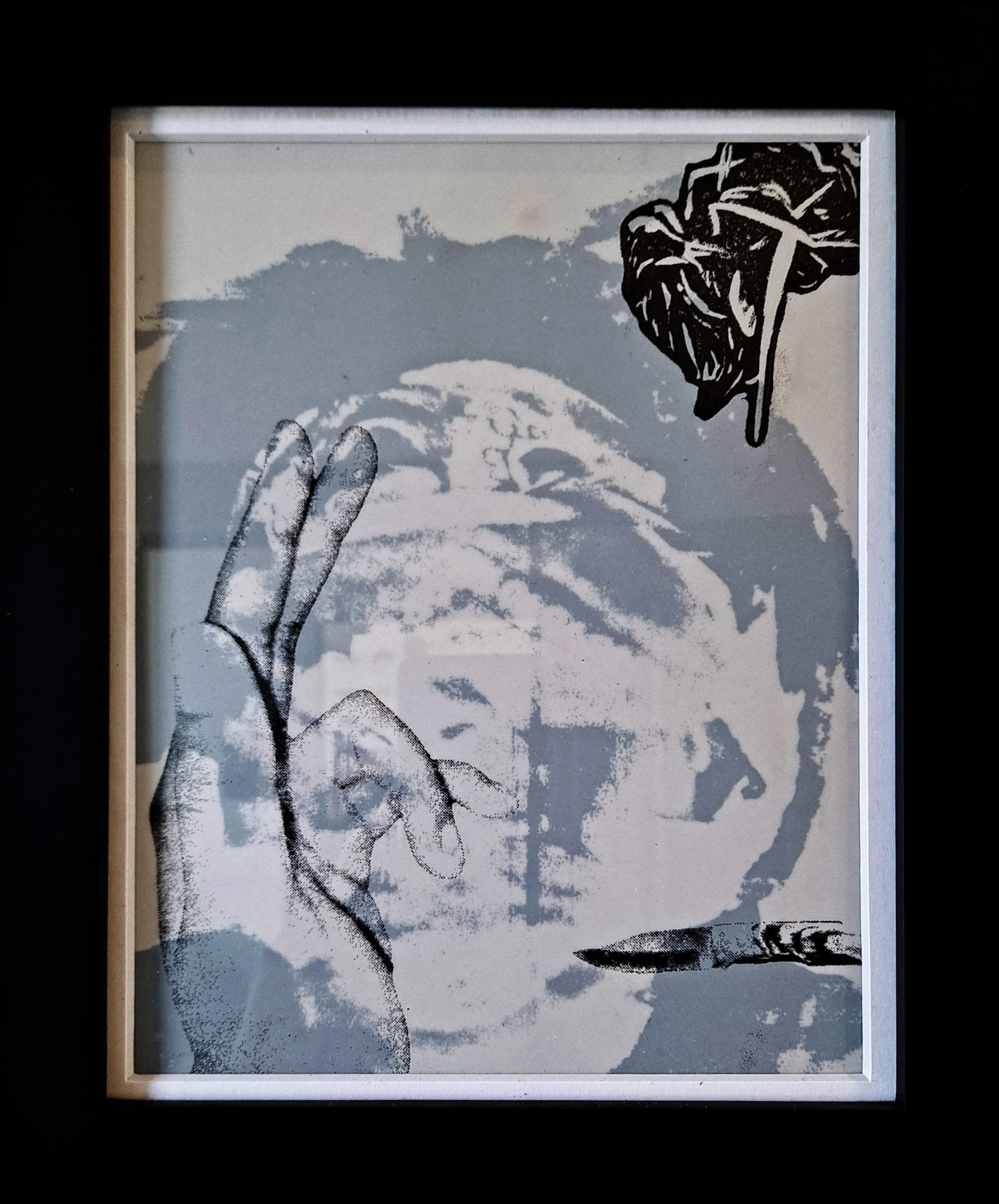 Untitled
11"x14"
Relief and silkscreen on yupo paper
2024