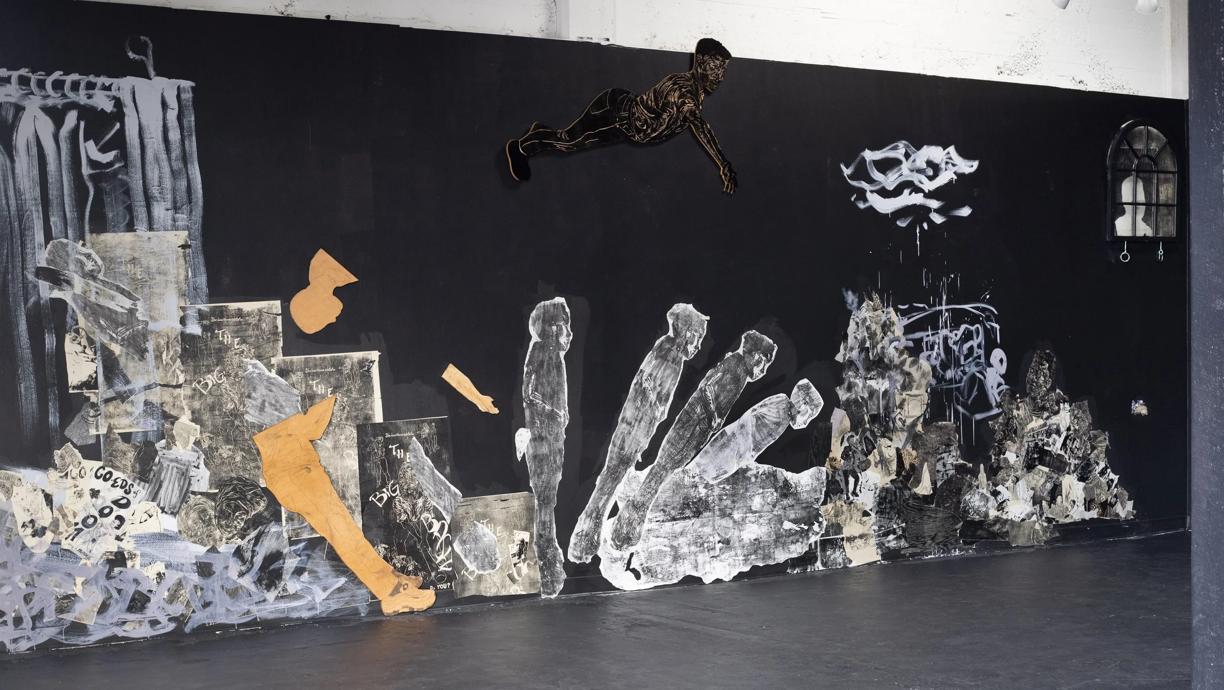 The Thin, Slick Membrane Between There and Here
40'x20'
2023
Installation