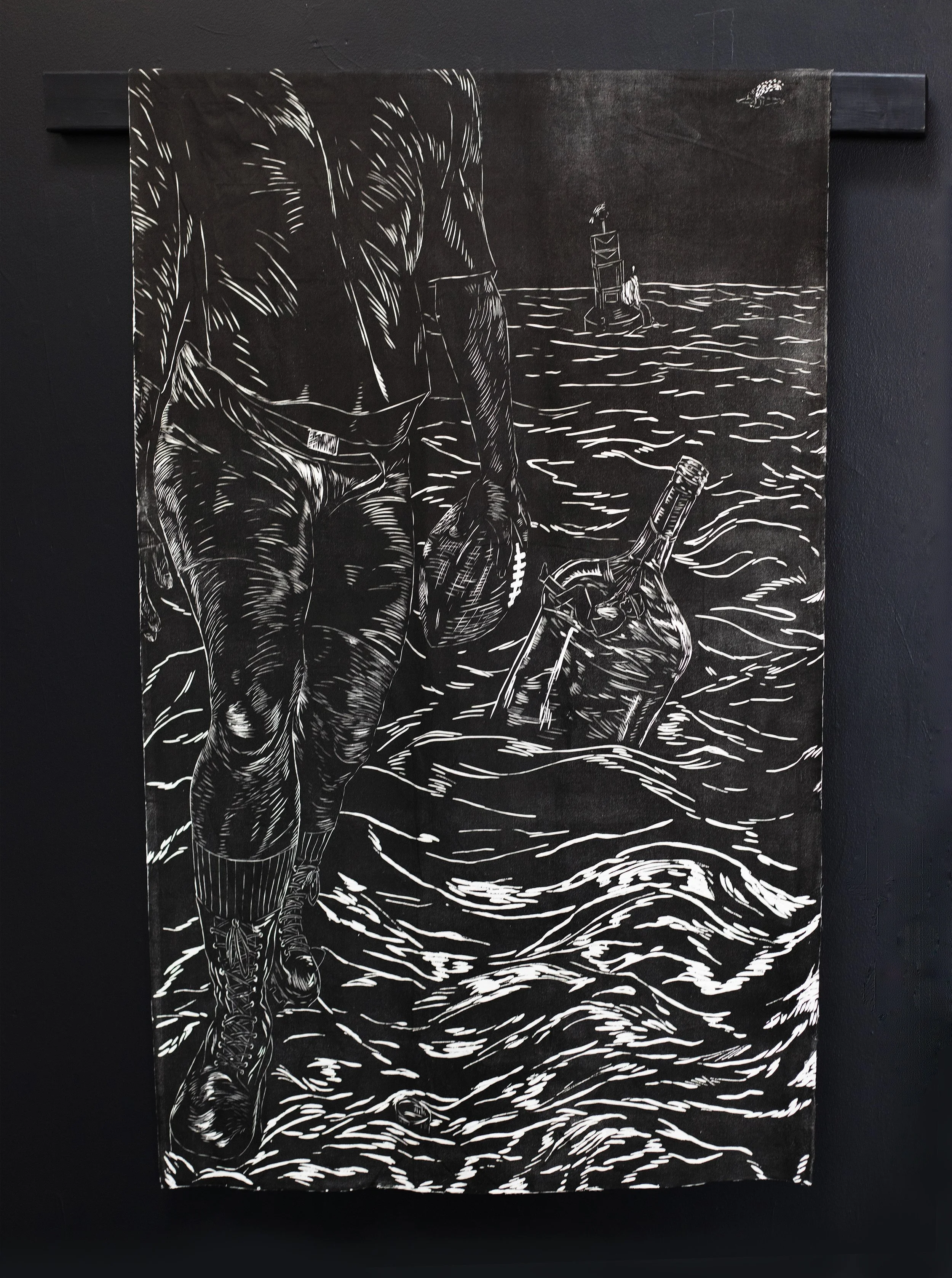 The Most Wonderful Time of the Year II
4'x6'
2023
Relief on fabric