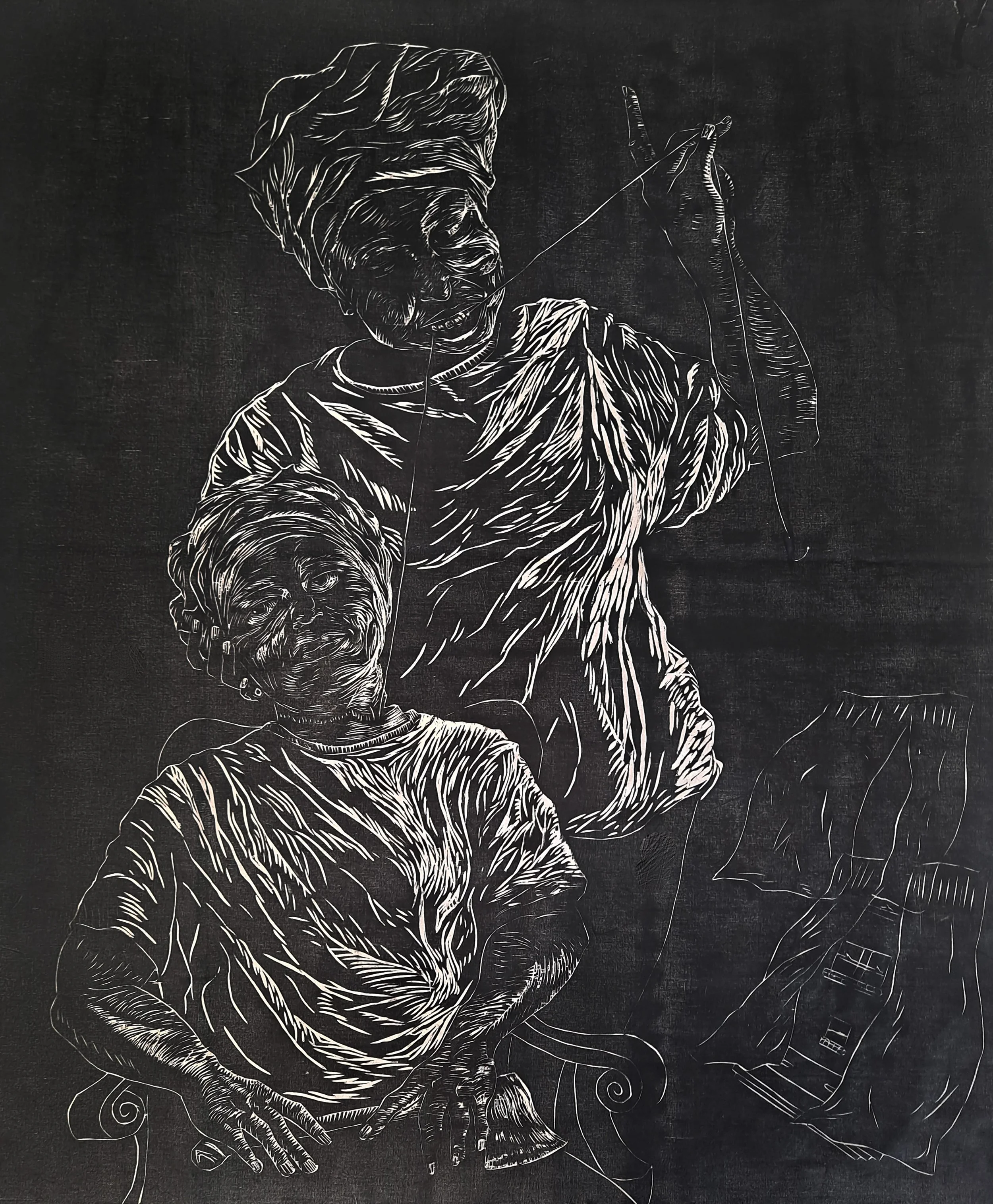 Darn ii
3'x4'
2023
Relief on fabric