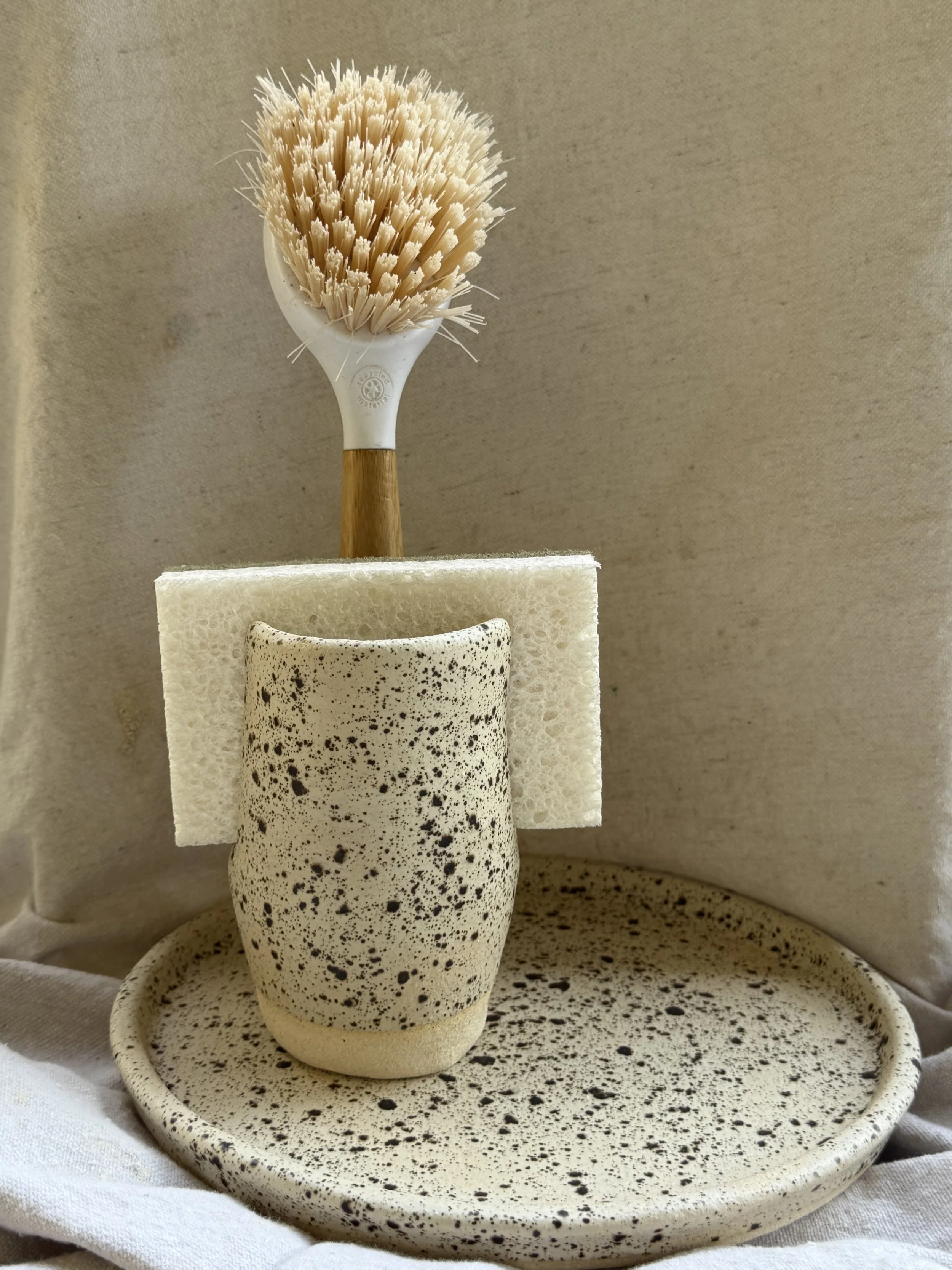 Kitchen Sink Sponge/Brush Caddy