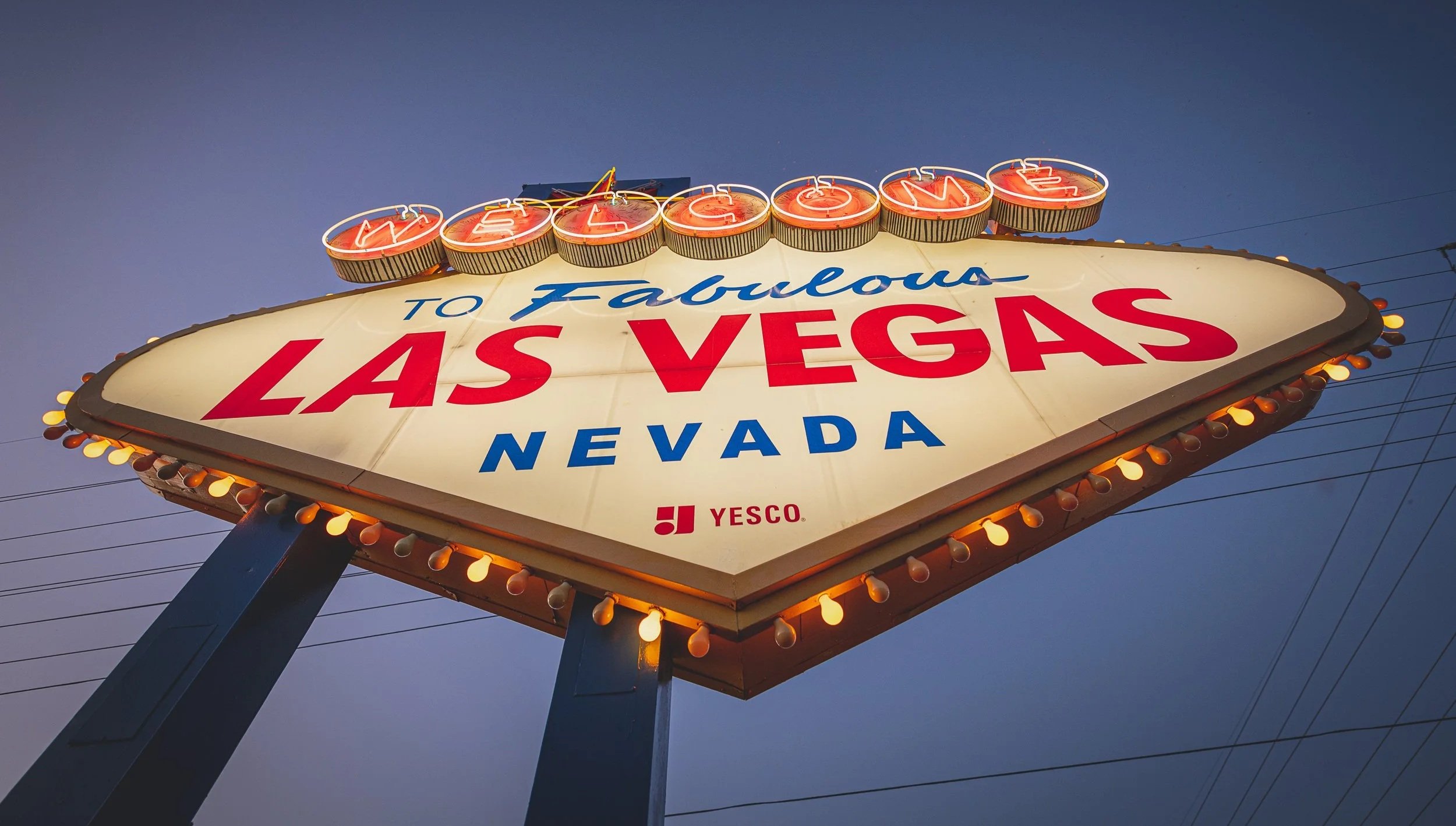 Image of the world famous Welcome to Fabulous Las Vegas Nevada
