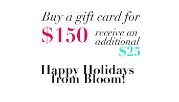 Holiday Specials at Bloom