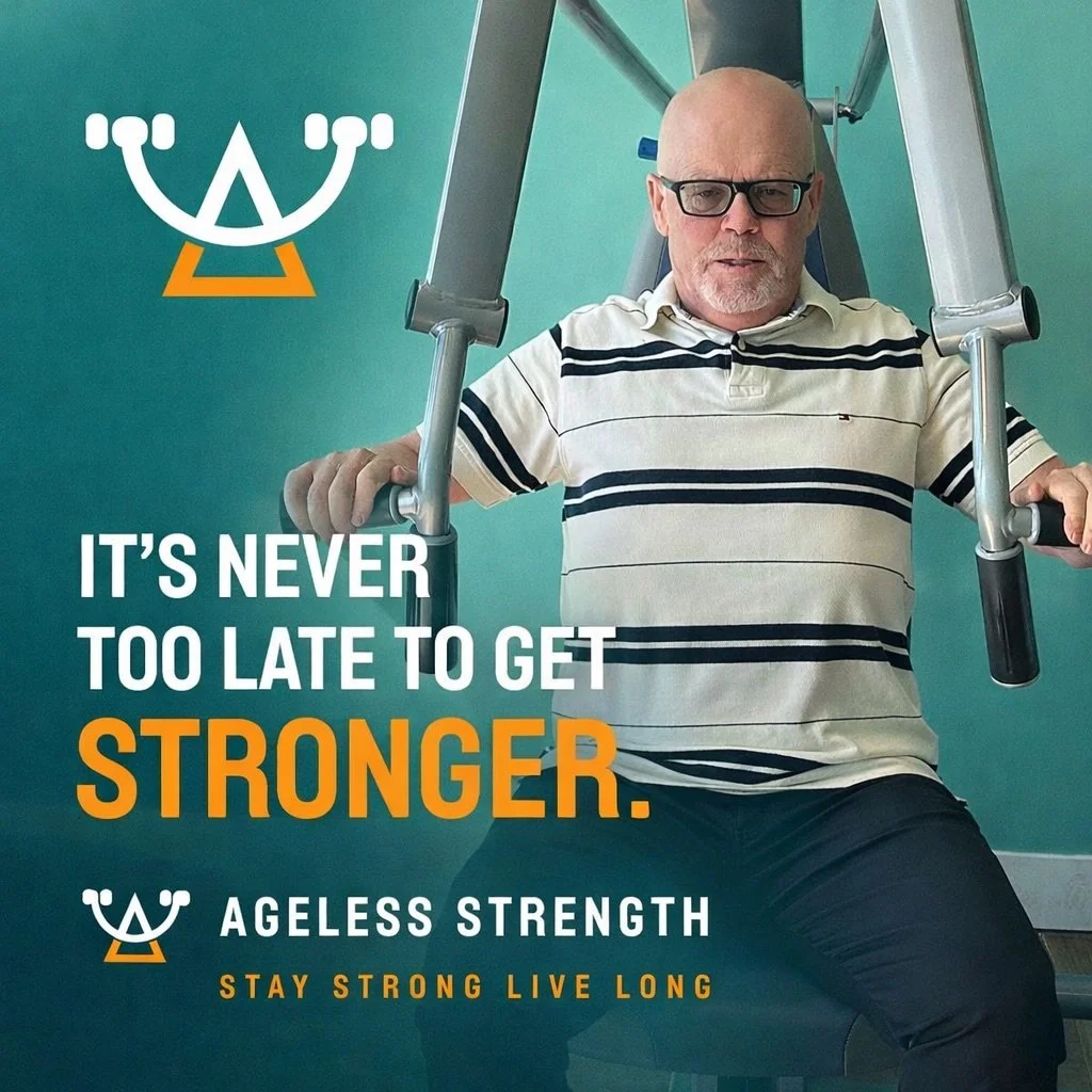 Stronger muscles = stronger life. 💪
At Ageless Strength, we help adults 50+ build strength safely, efficiently, and with full support.

✅ 1&ndash;2 sessions/week
✅ 30 minutes
✅ Personalized + supervised

Want to try it?
📩 DM us to book your FREE co