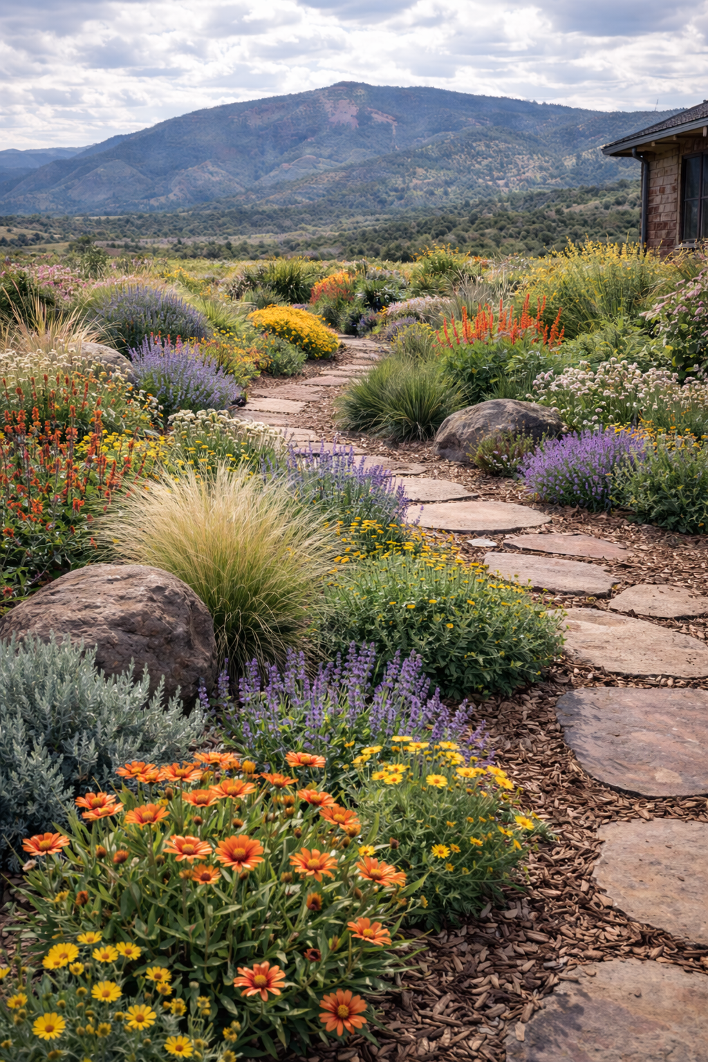 water wise, xeriscape, native flowers, pollinator habitat