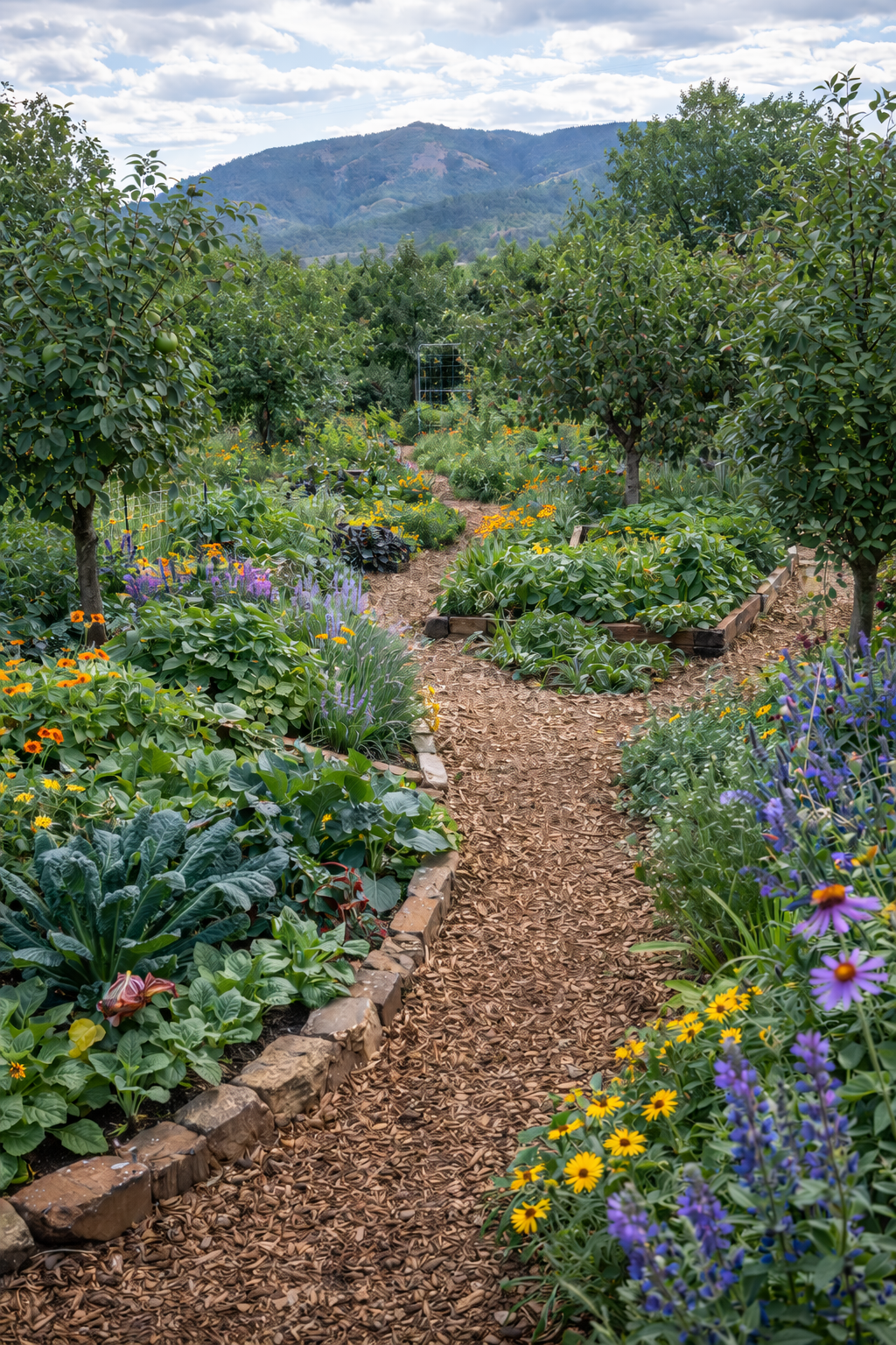 permaculture colorado native gardens, food forest