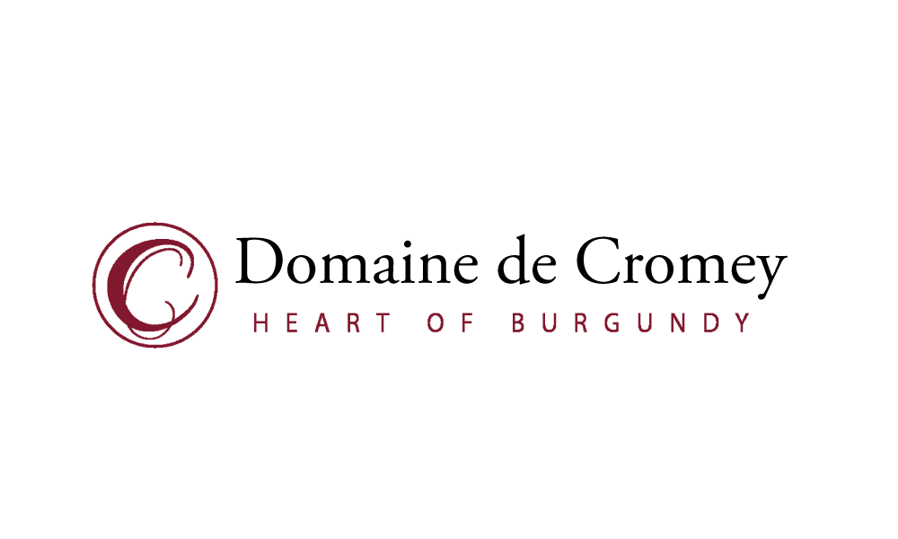 Logo of Domaine de Cromey with a stylized burgundy letter 'C' inside a circle and the text 'Domaine de Cromey' and 'Heart of Burgundy'.