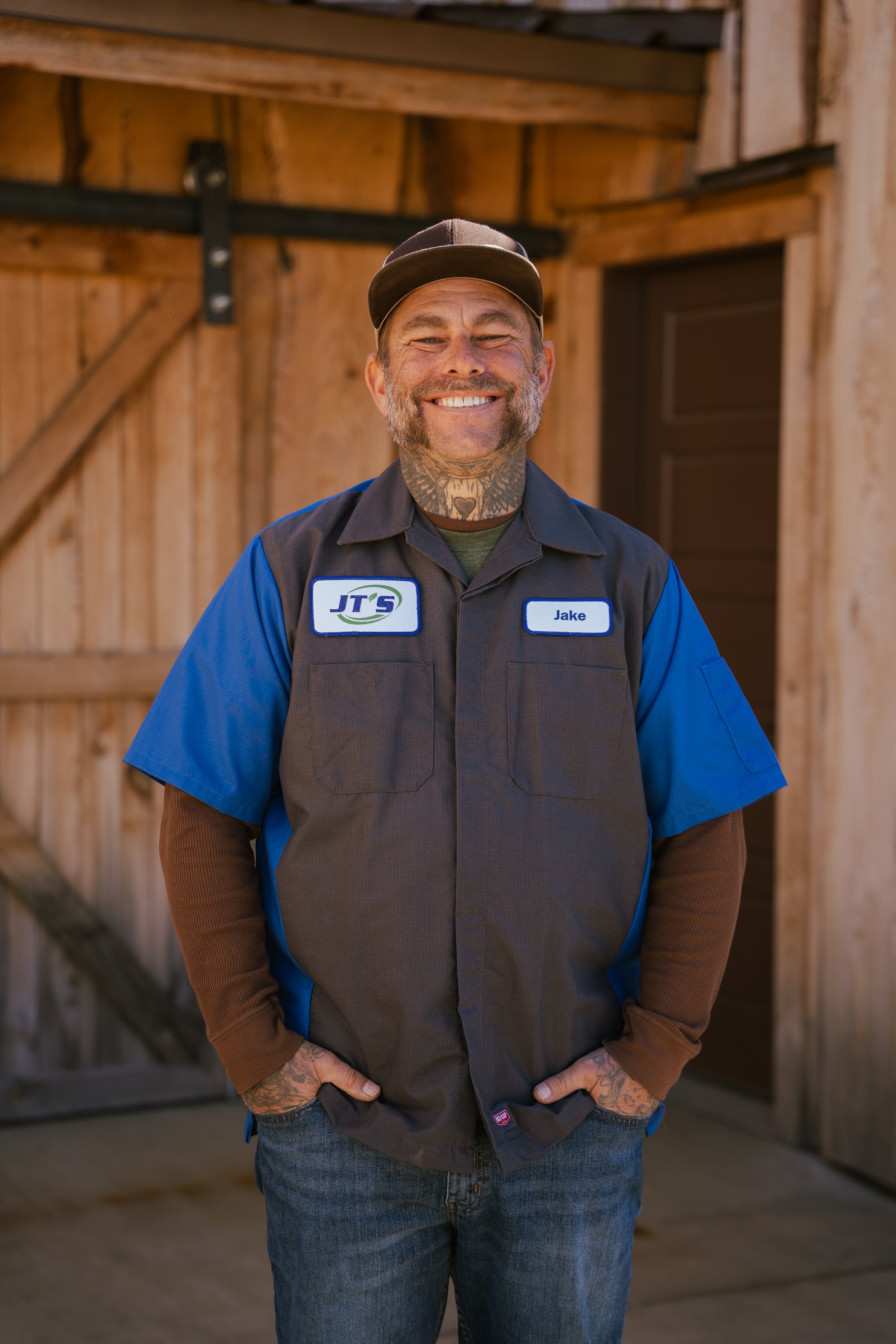 JT's Septic employees show up clean, and with a smile because septic services should be provided with care.