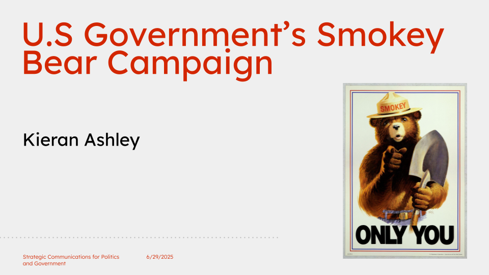 U.S Government’s Smokey the Bear Campaign.png