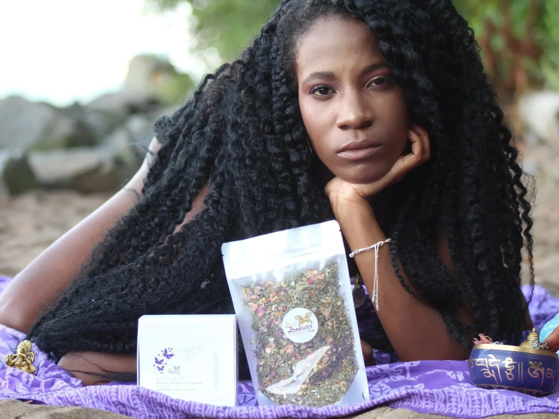 Founder of Be You Beauty posing confidently, representing holistic feminine care