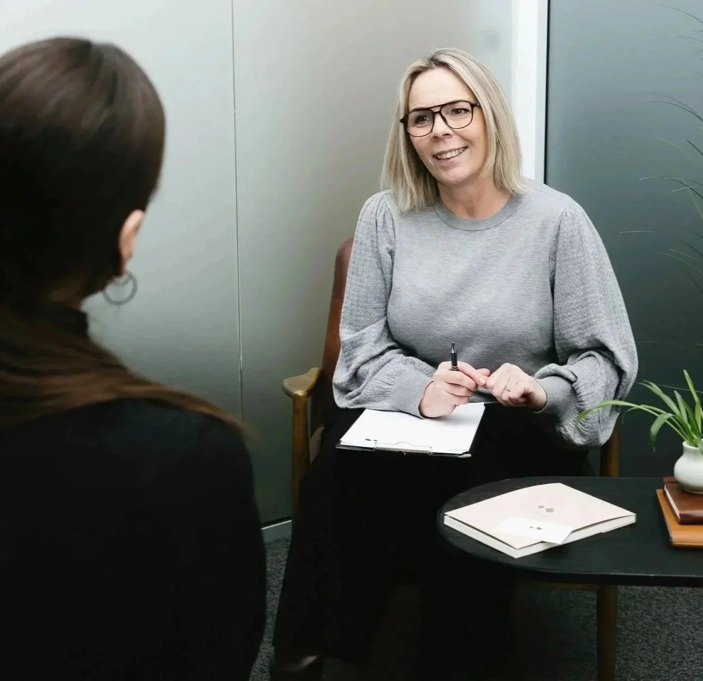 Markþjálfun með Siggu sem situr í stól