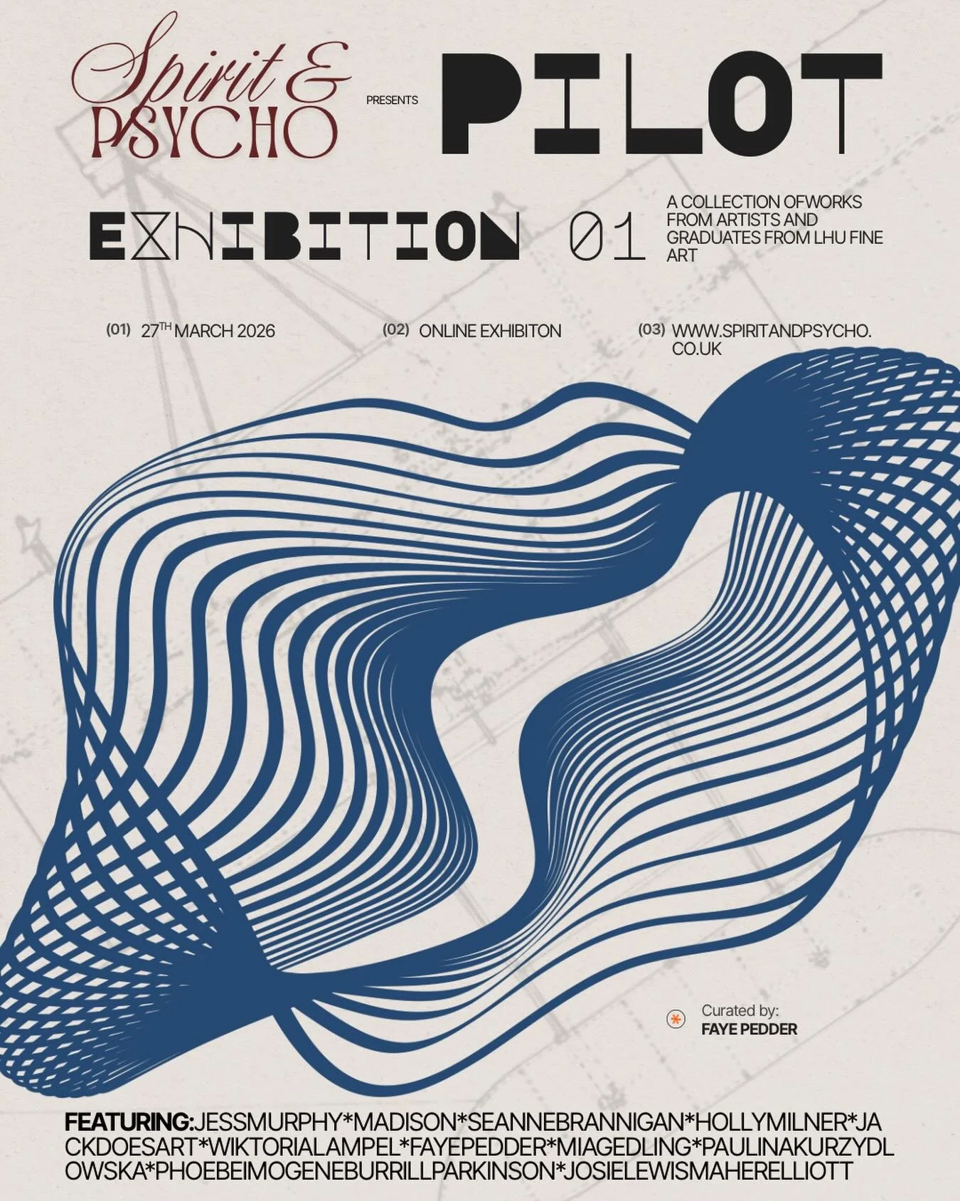 &lsquo;PILOT&rsquo; 
An online exhibition showcasing the art of @liverpoolhopefineart students and graduates
Goes live Friday 27th March at 1pm