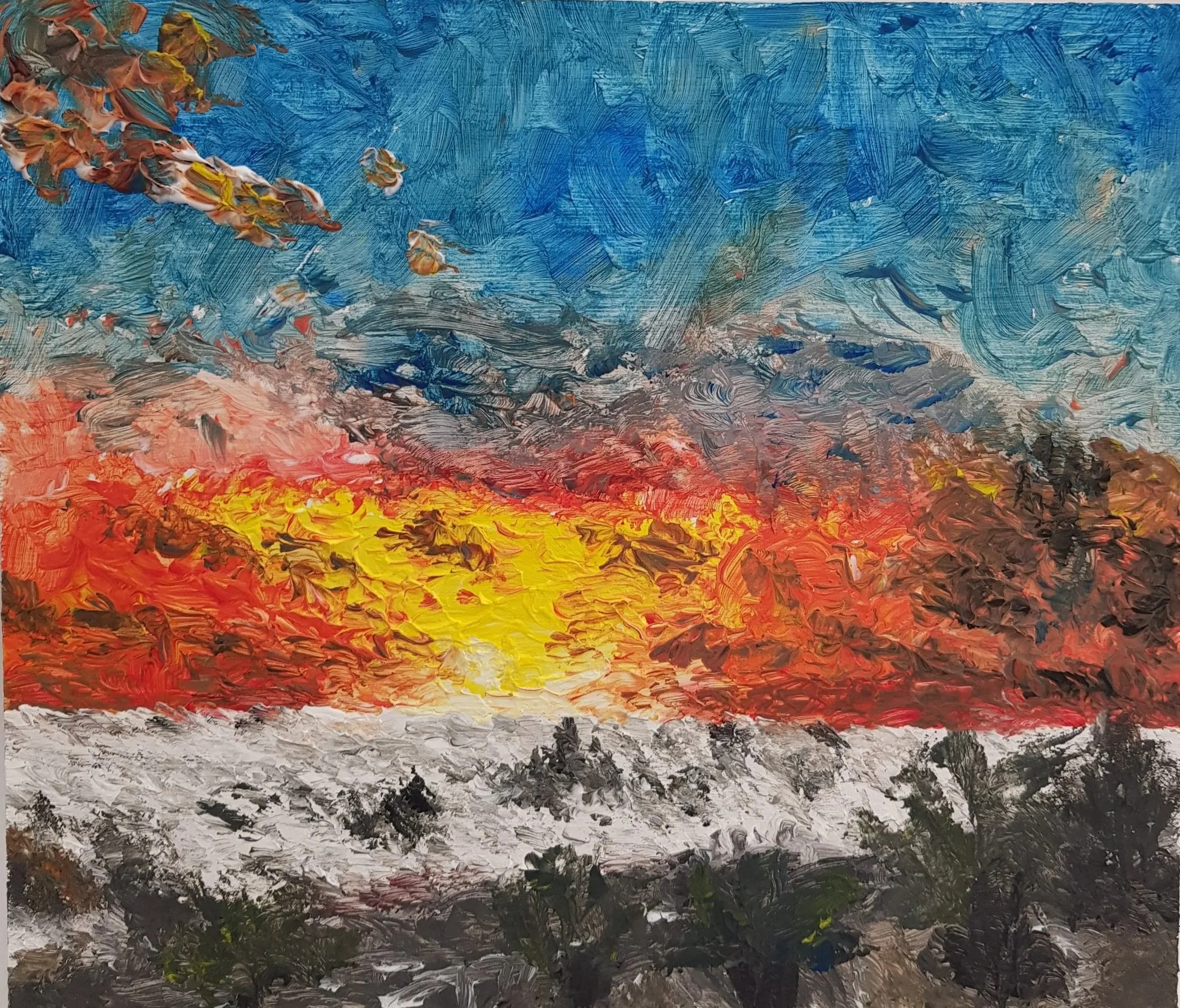 JackDoesArt, Whitewashed (2025), Acrylic on Panel, 14.5x12.5"