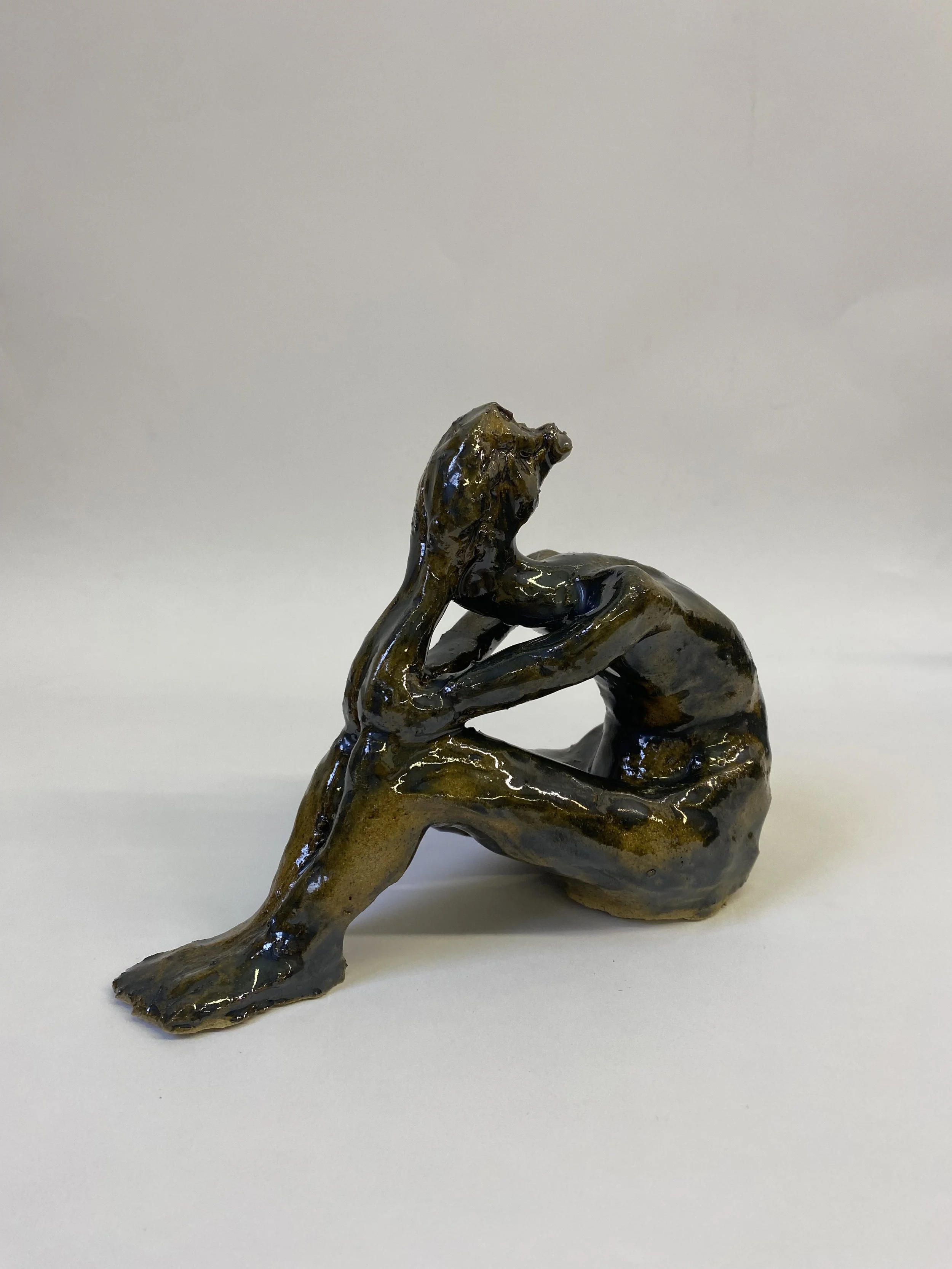Josie Lewis Maher Elliott, Anti-Contrapassto, 2026, Ceramic Clay, 6’’x4’’x7’’in