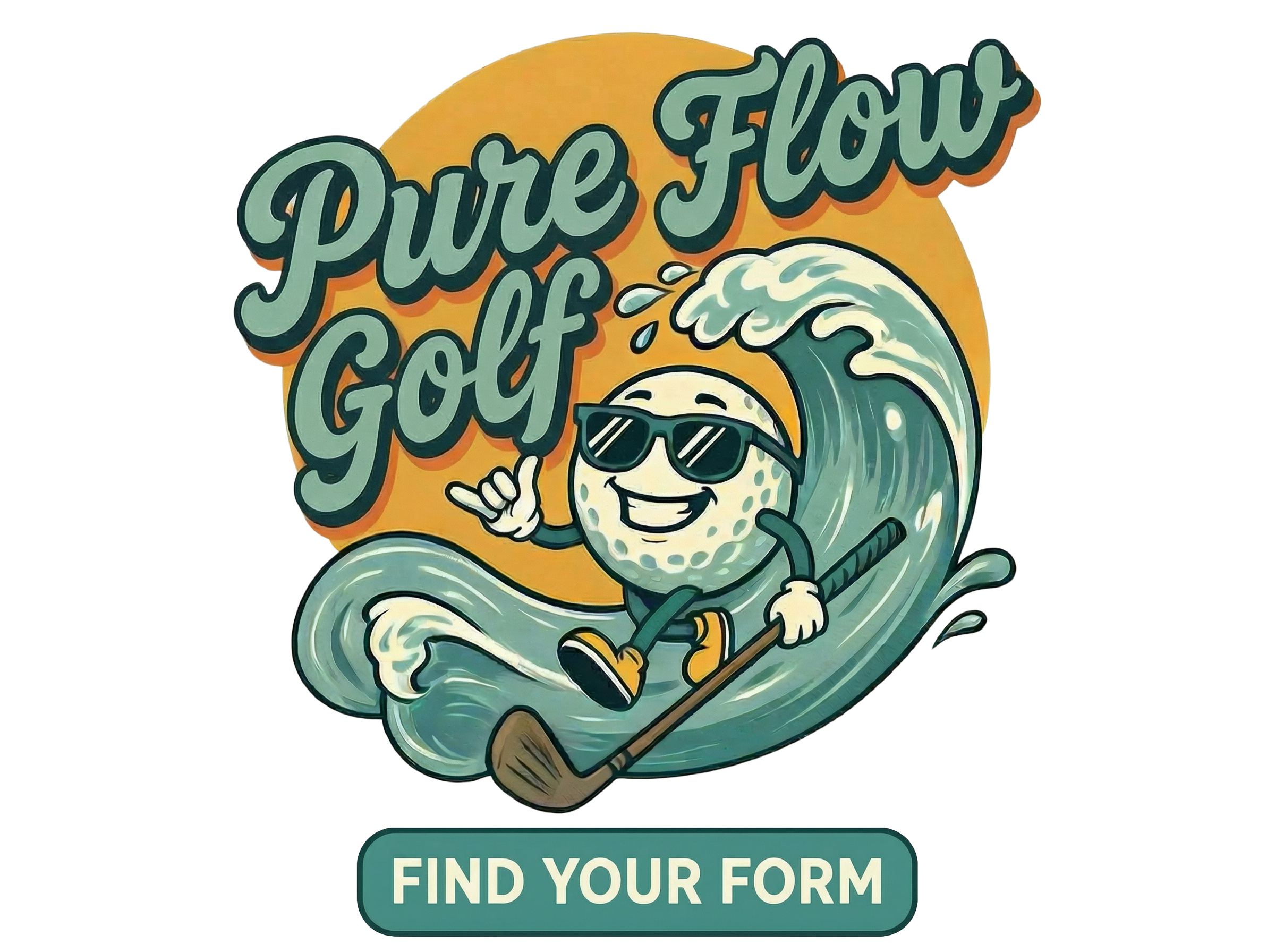 Pure Flow Golf Logo