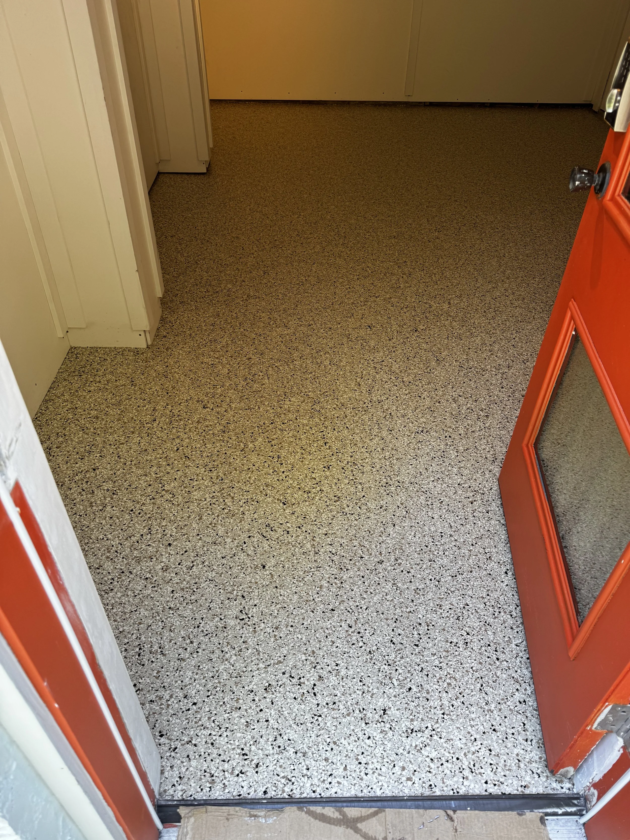 After Garage floor epoxy coating St Pete - Saint Petersburg