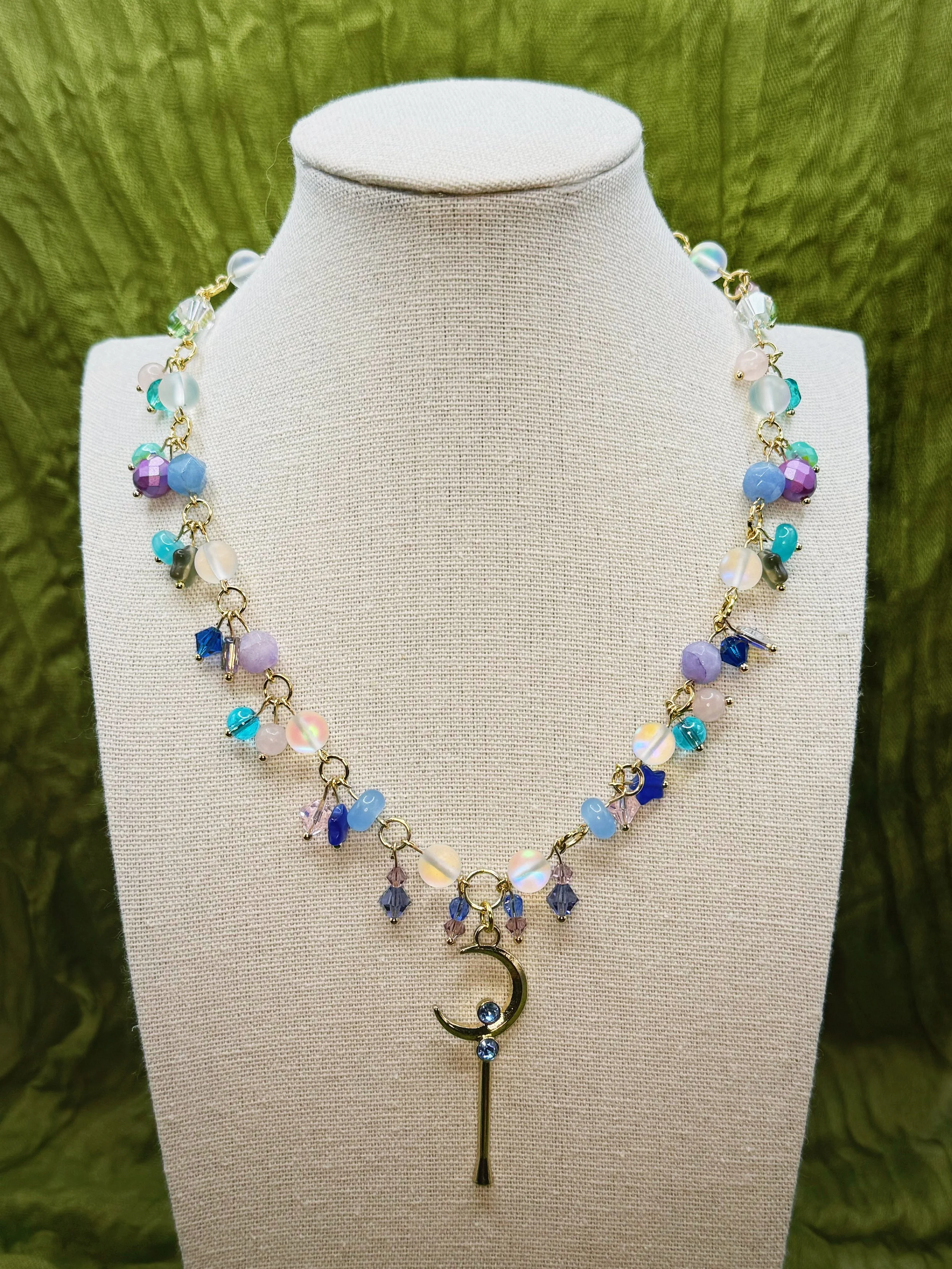 Cold Moon Charm Necklace