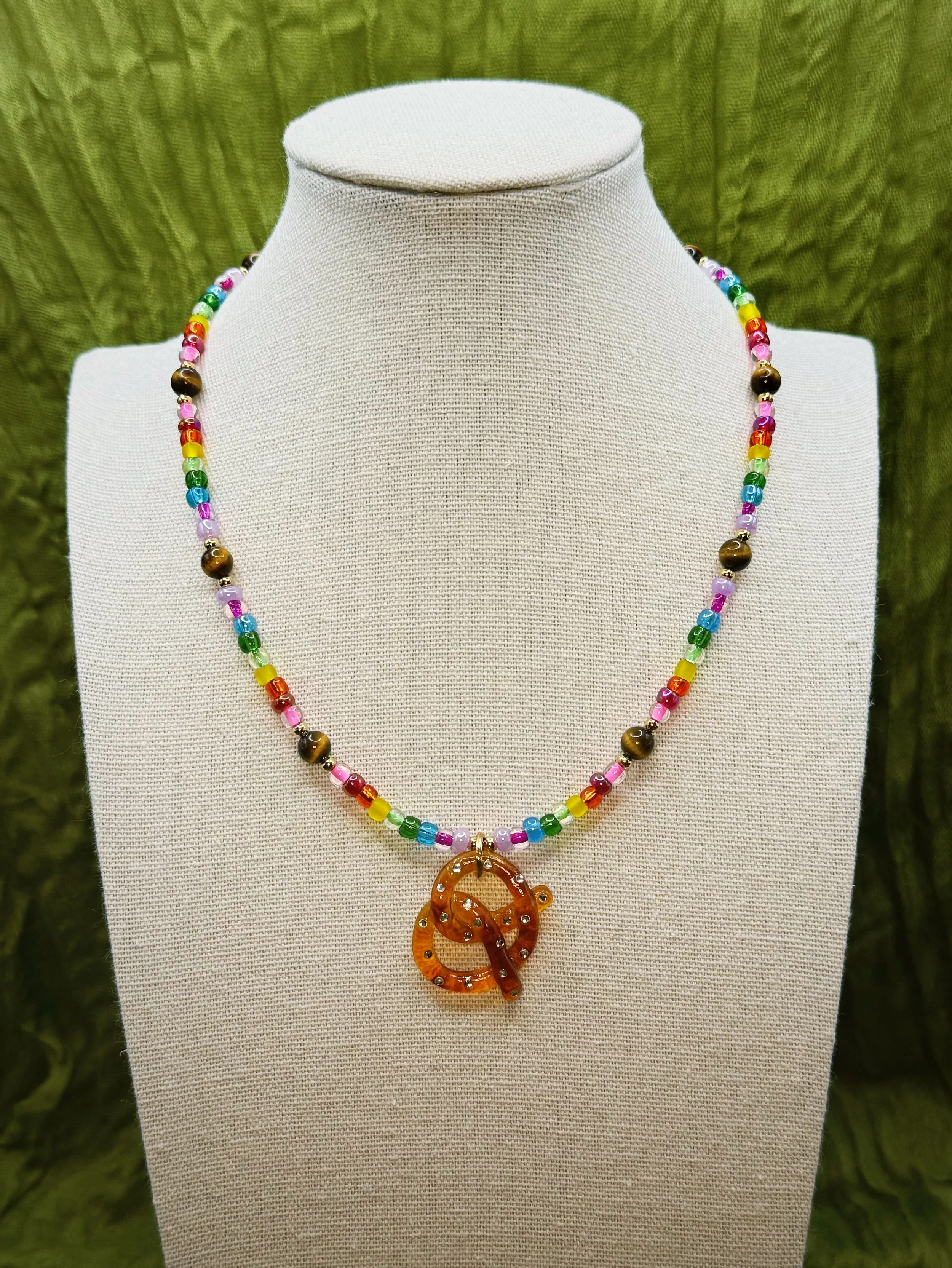 Thirsty Pretzel Necklace