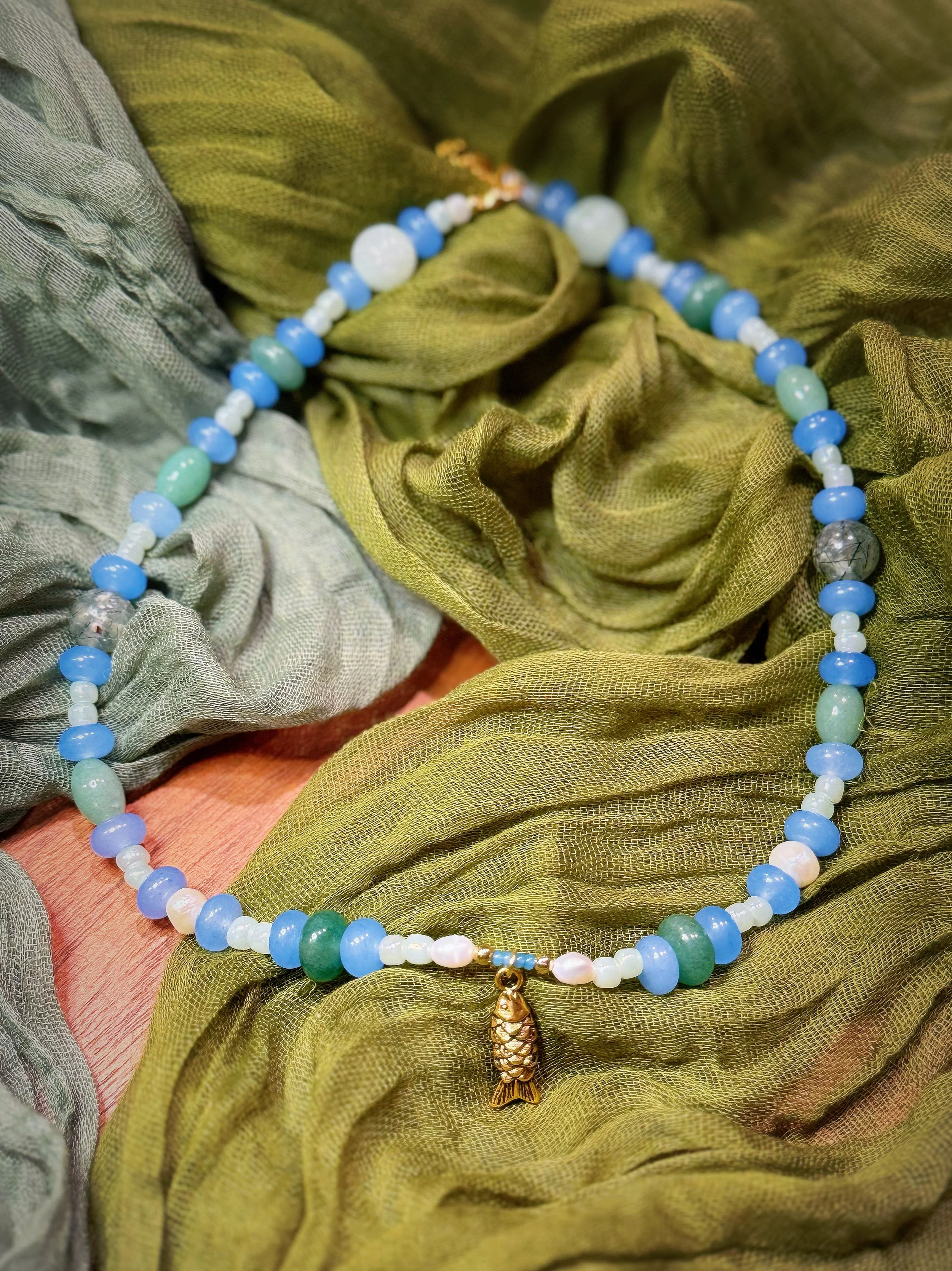 Blue Minded Necklace