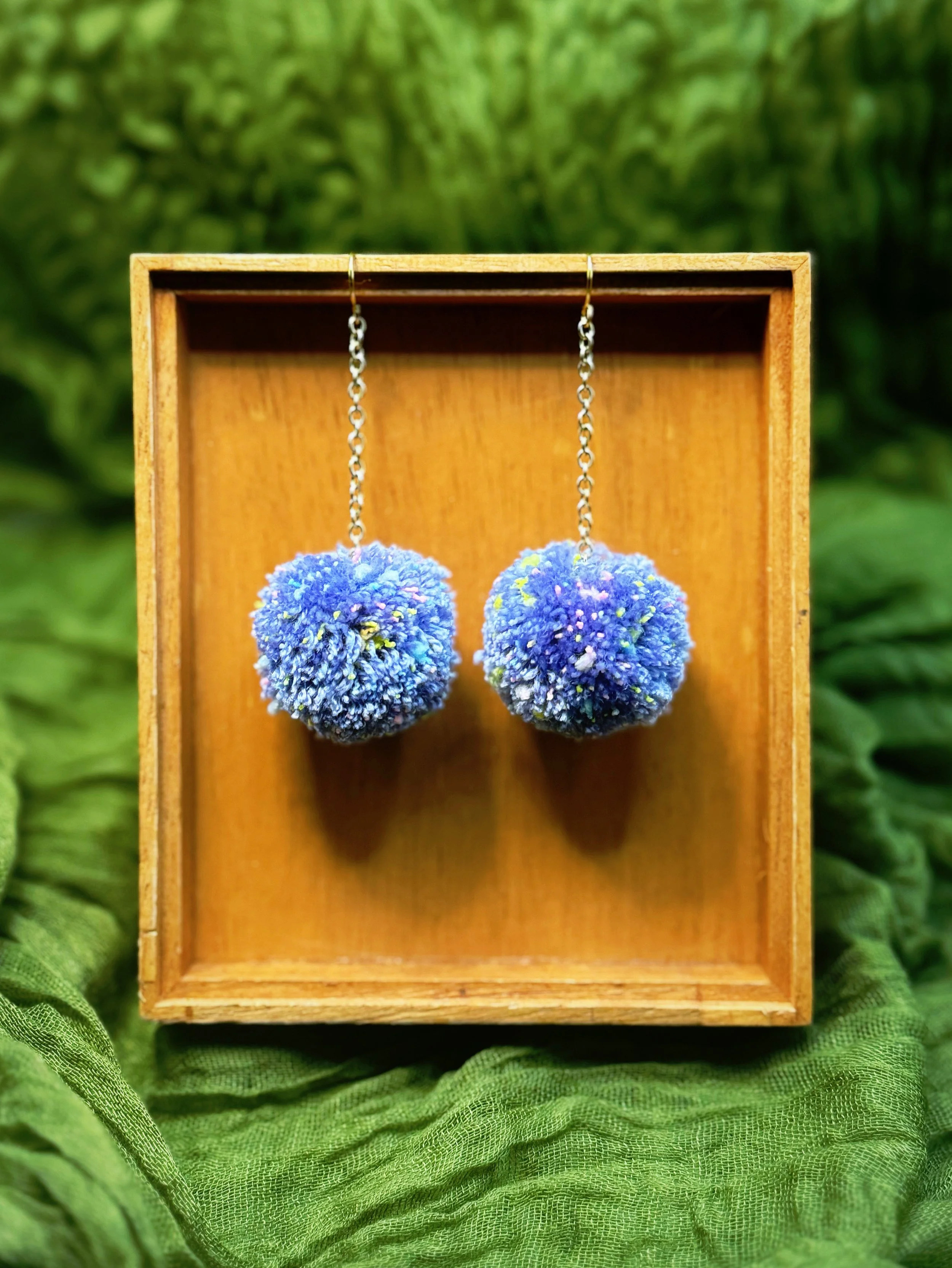 Pom Pom Earrings