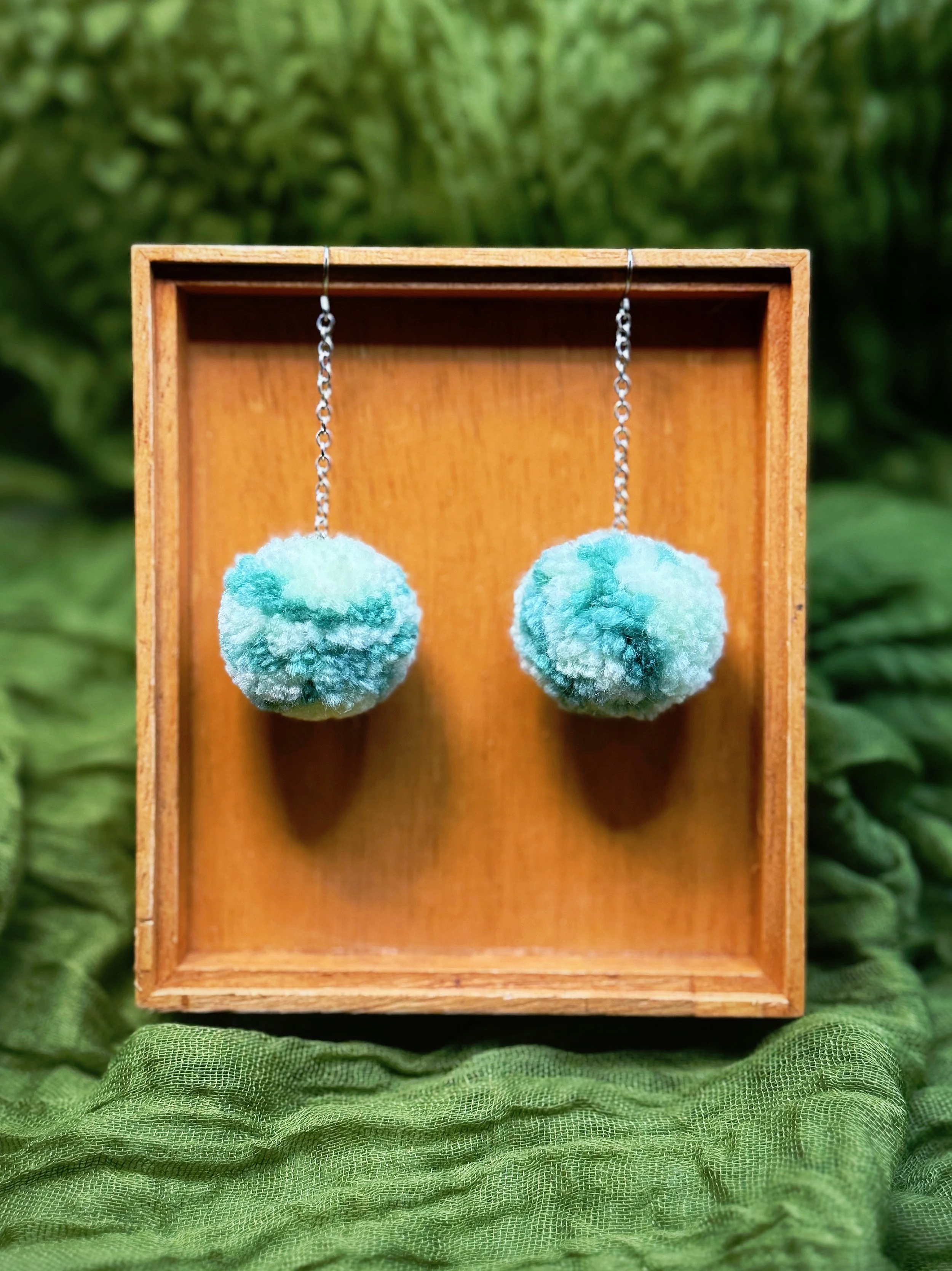 Pom Pom Earrings