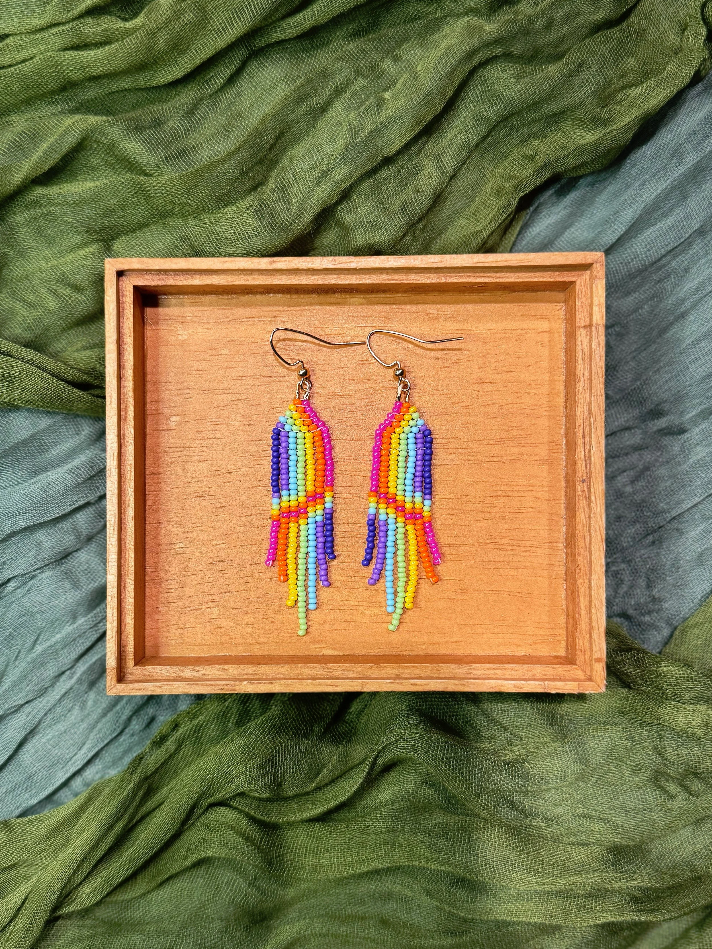 Beaded With Pride Earrings